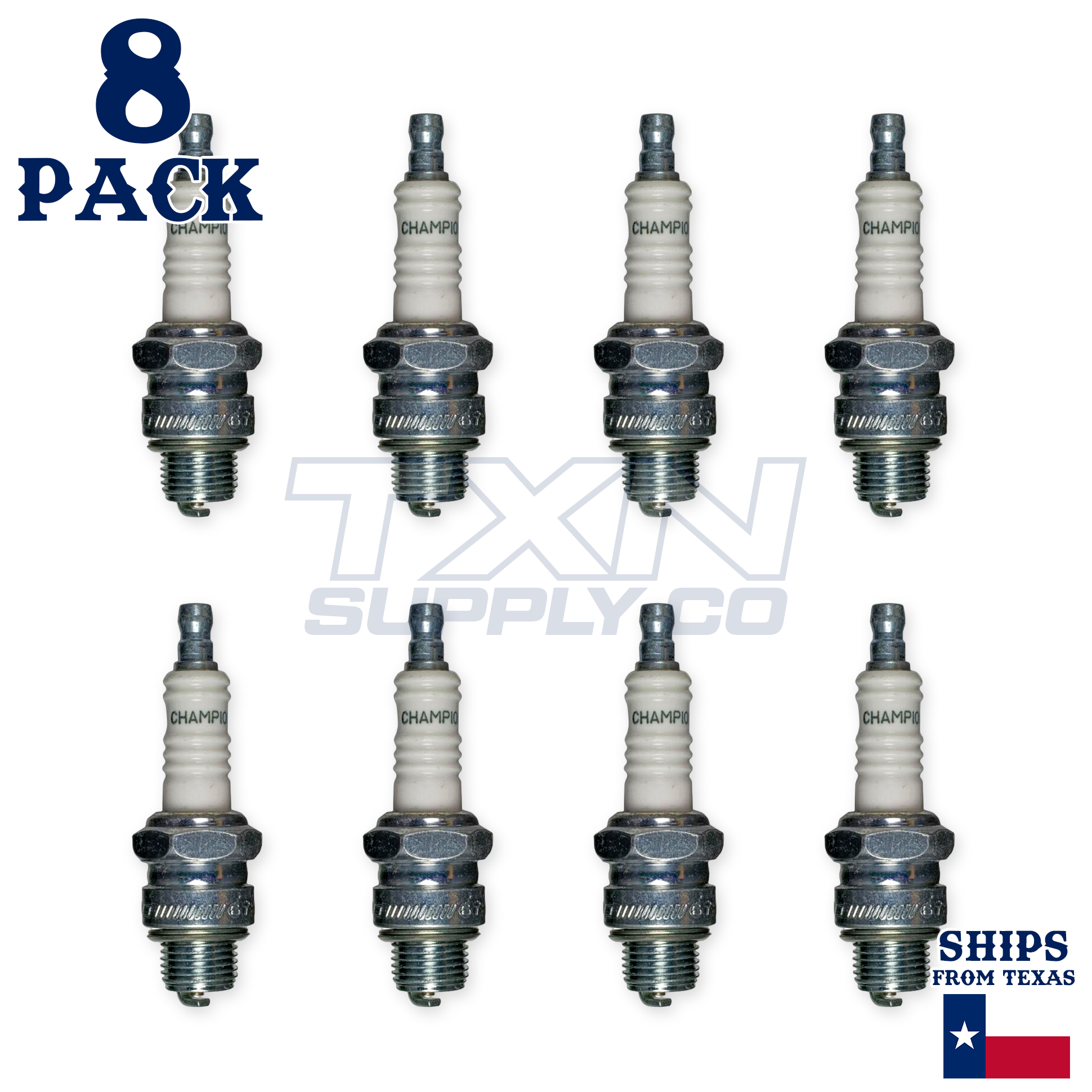 Champion RH10C-8PK Copper Plus Small Engine Spark Plug Stock # 854 (8 Pack) - Image 2