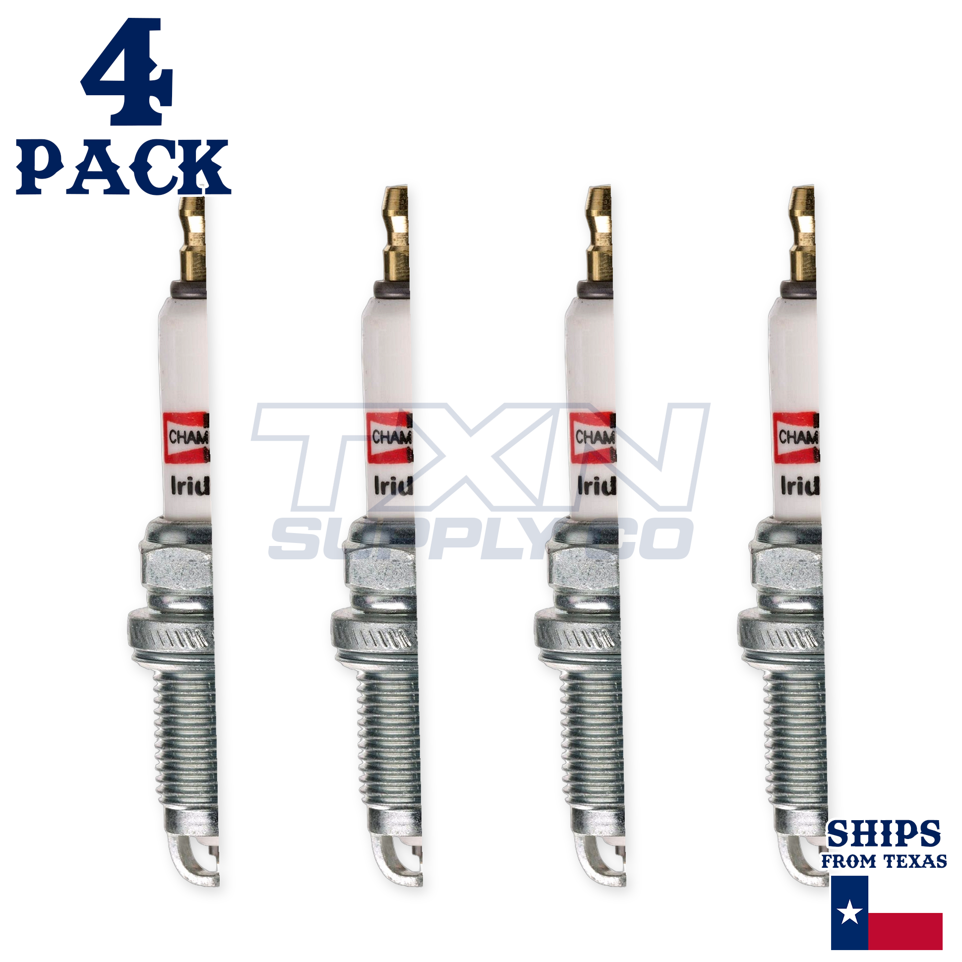 4 Pack Champion 9000 Spark Plug - For 2002-2009 Honda CR-V 2.4L - Image 2