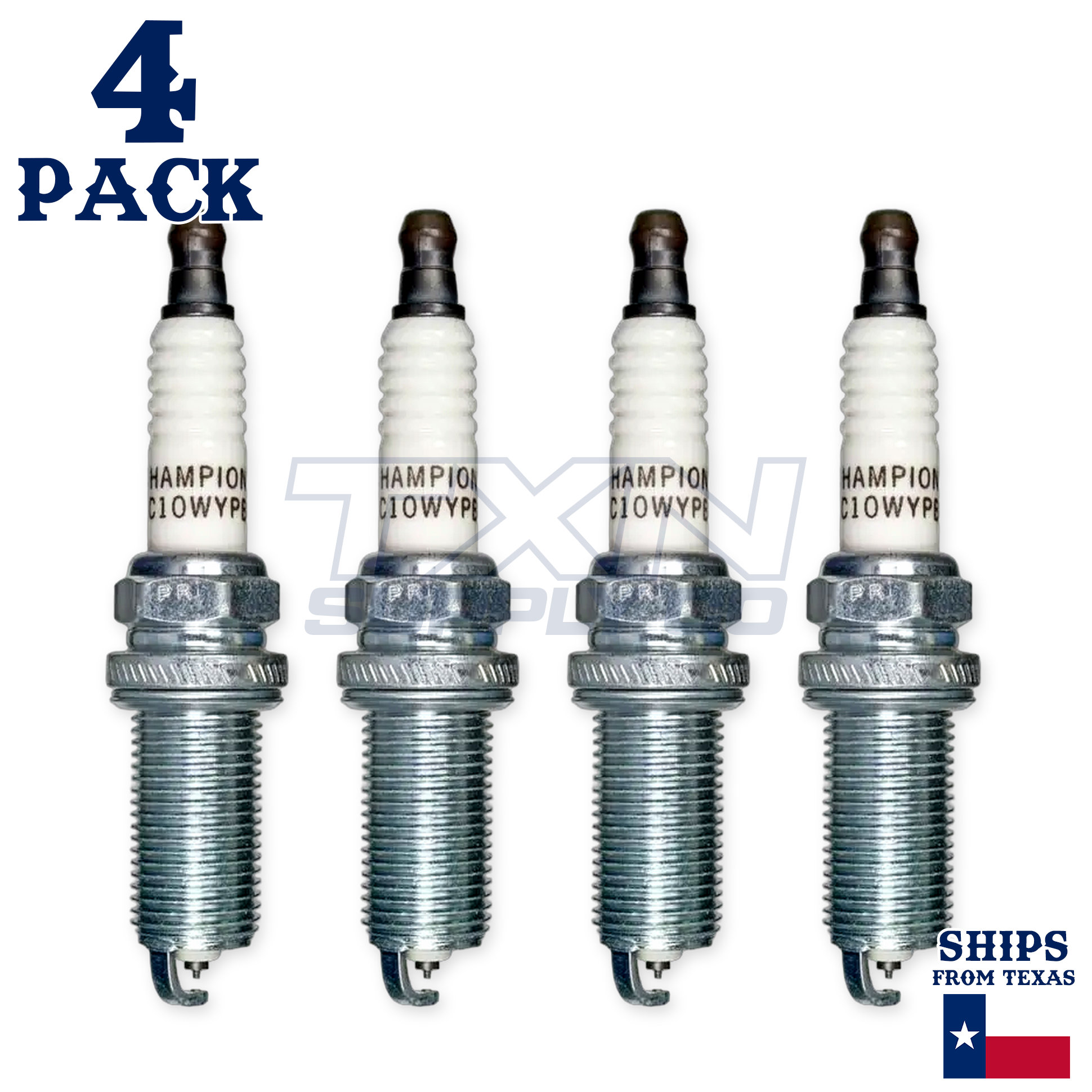 4 Pack Champion 9006 Spark Plug - For 2010-2012 Hyundai Santa Fe 2.4L - Image 2