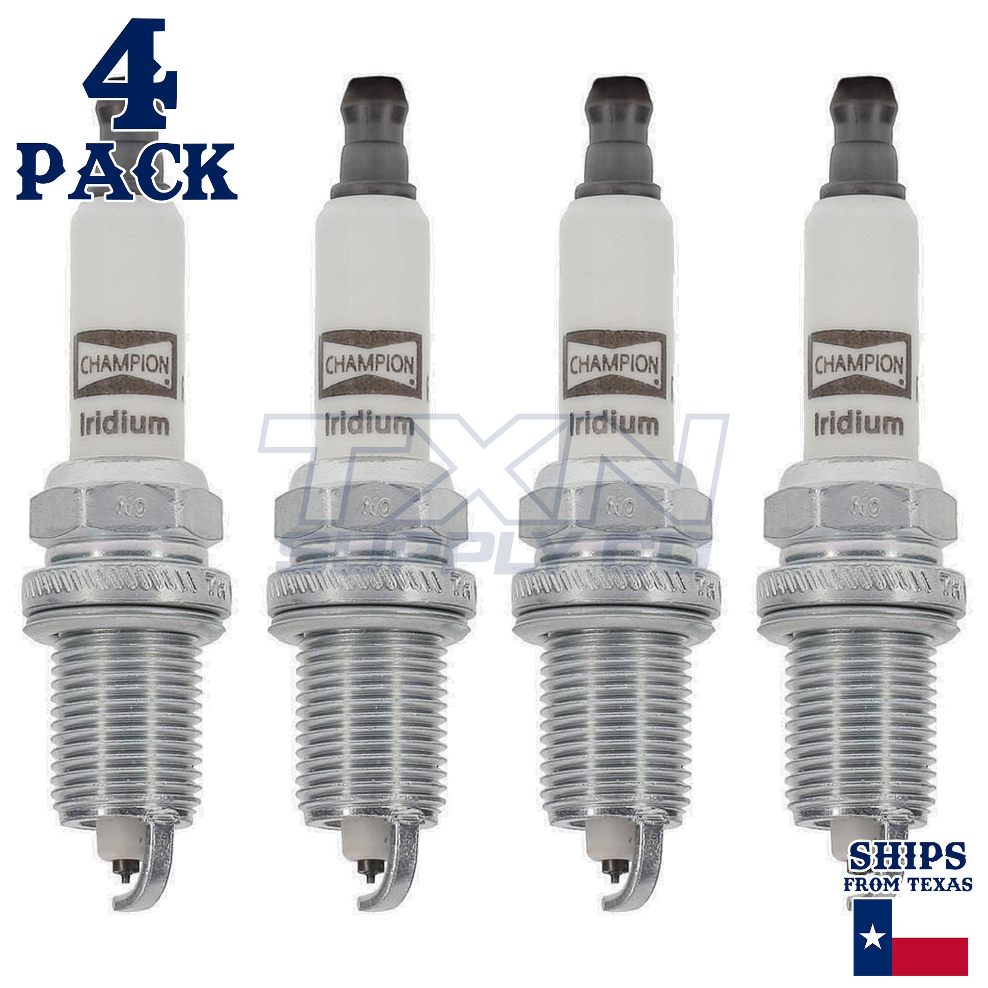 4 Pack Champion 9202 Iridium Spark Plugs for 1996-2001 Toyota Camry 2.2L L4 - Image 2