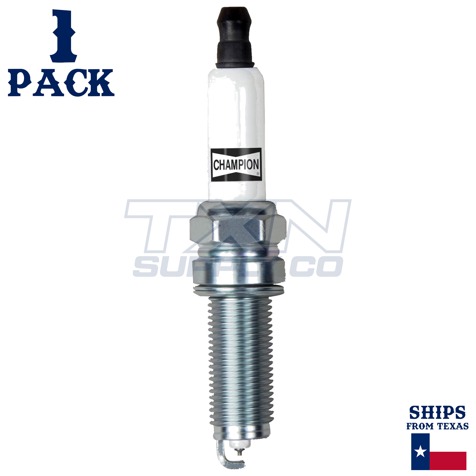 Champion 9407 Iridium Spark Plug RER8ZWYCB4 - 1 Pack - For 2006-2022 Honda Civic and Honda CR-V - Image 1
