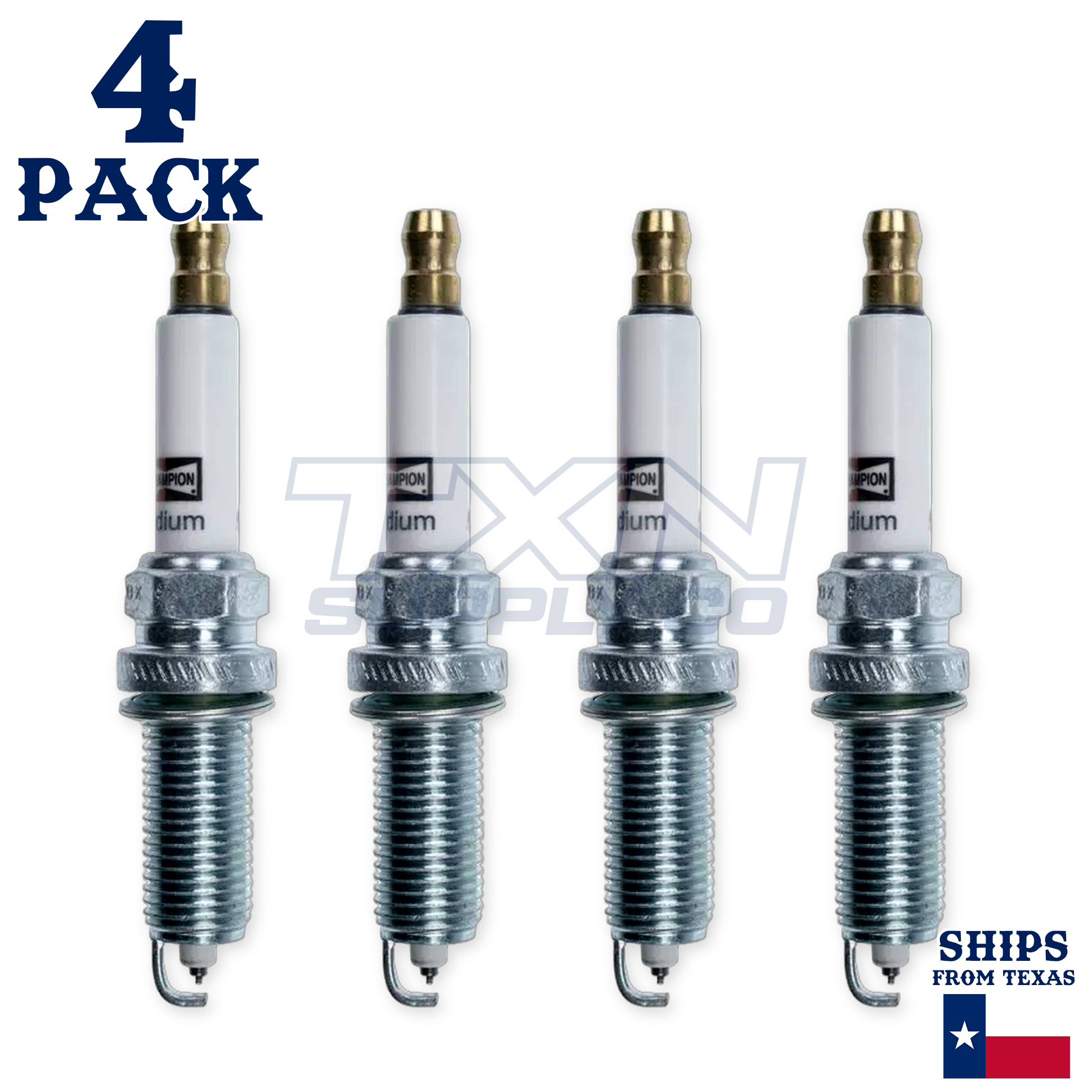 4 Pack Champion 9410 Spark Plug - For 2009-2022 Toyota Corolla 1.8L - Image 2