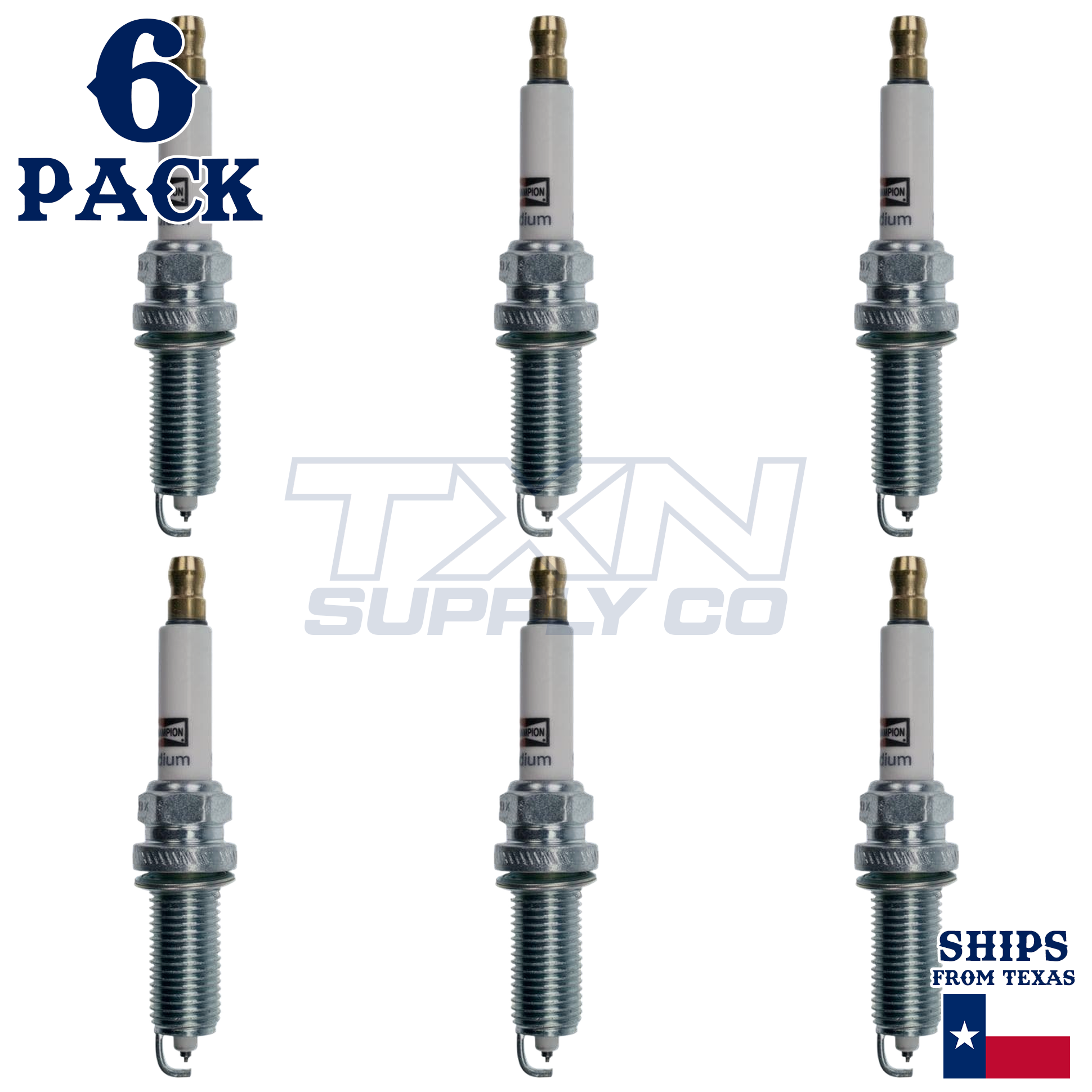 Champion 9410 Spark Plugs 6 Pack