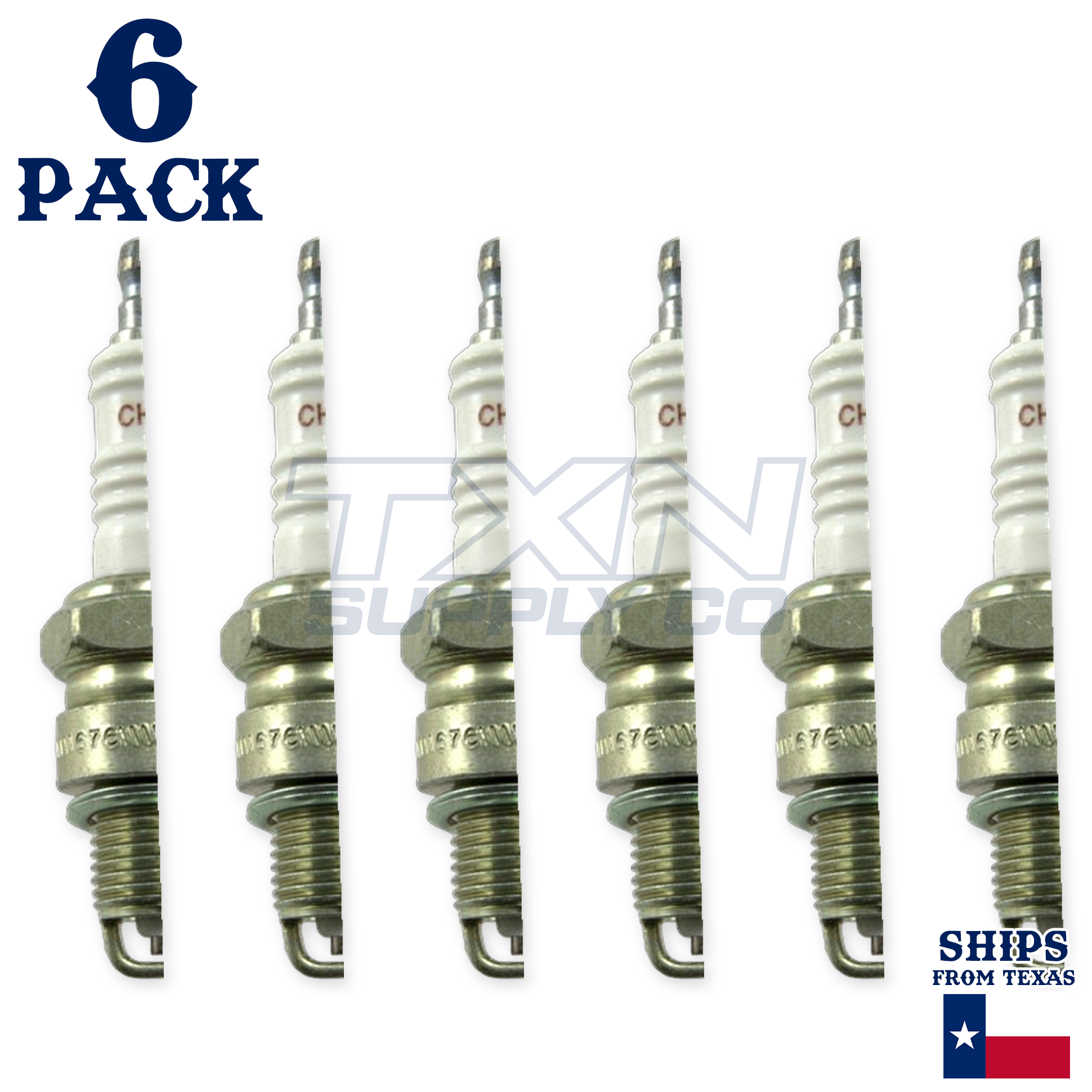 Champion 942M Spark Plugs 6 Pack - Image 2