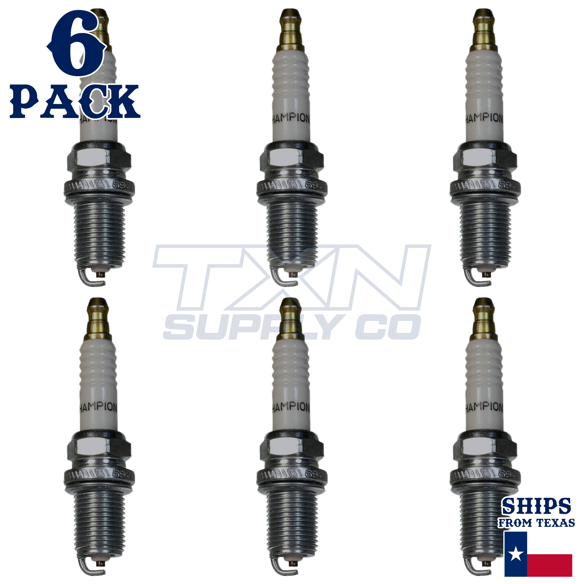 Champion 946 Spark Plugs 6 Pack