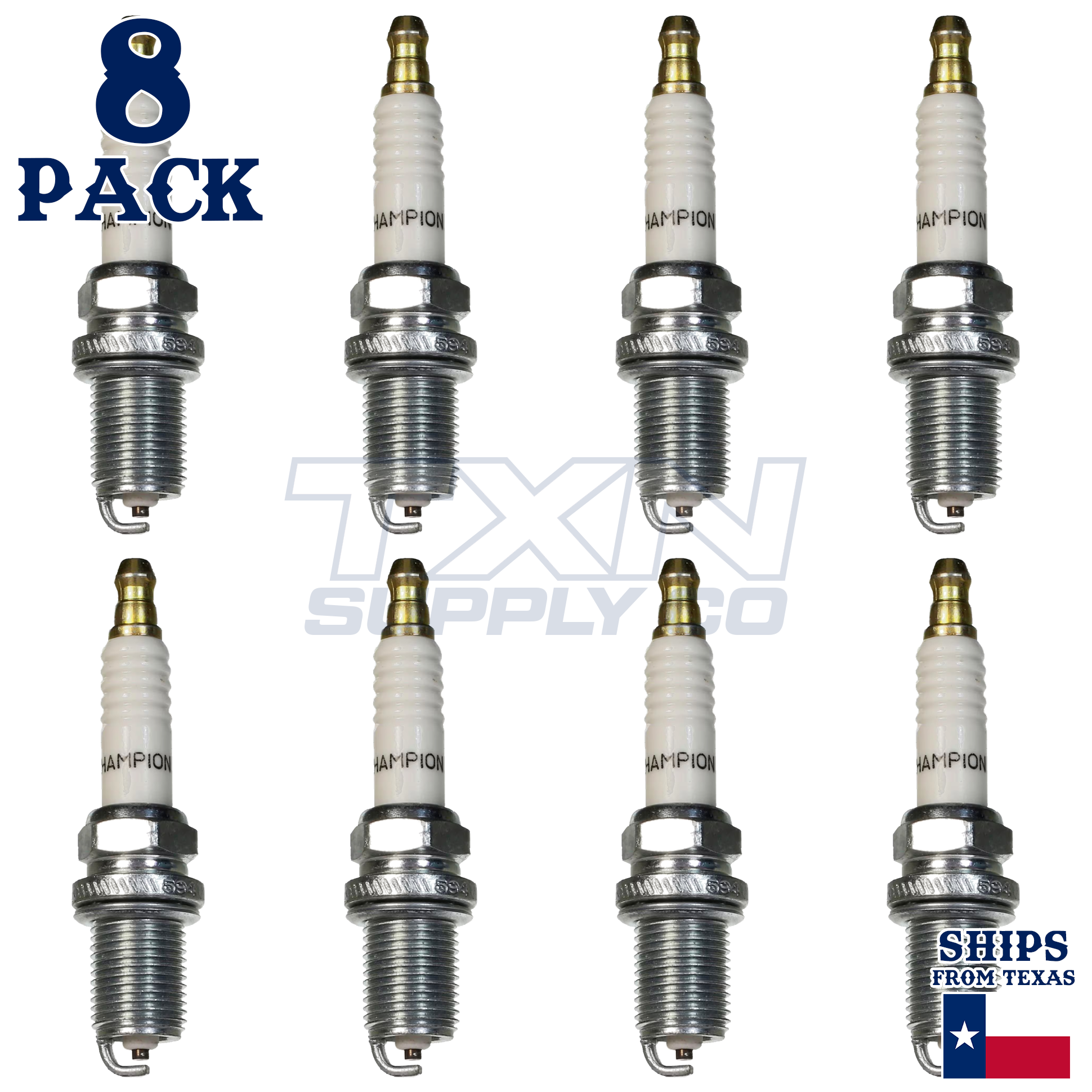Champion 946 Copper Spark Plug QC12YC - 8 Pack - Image 2