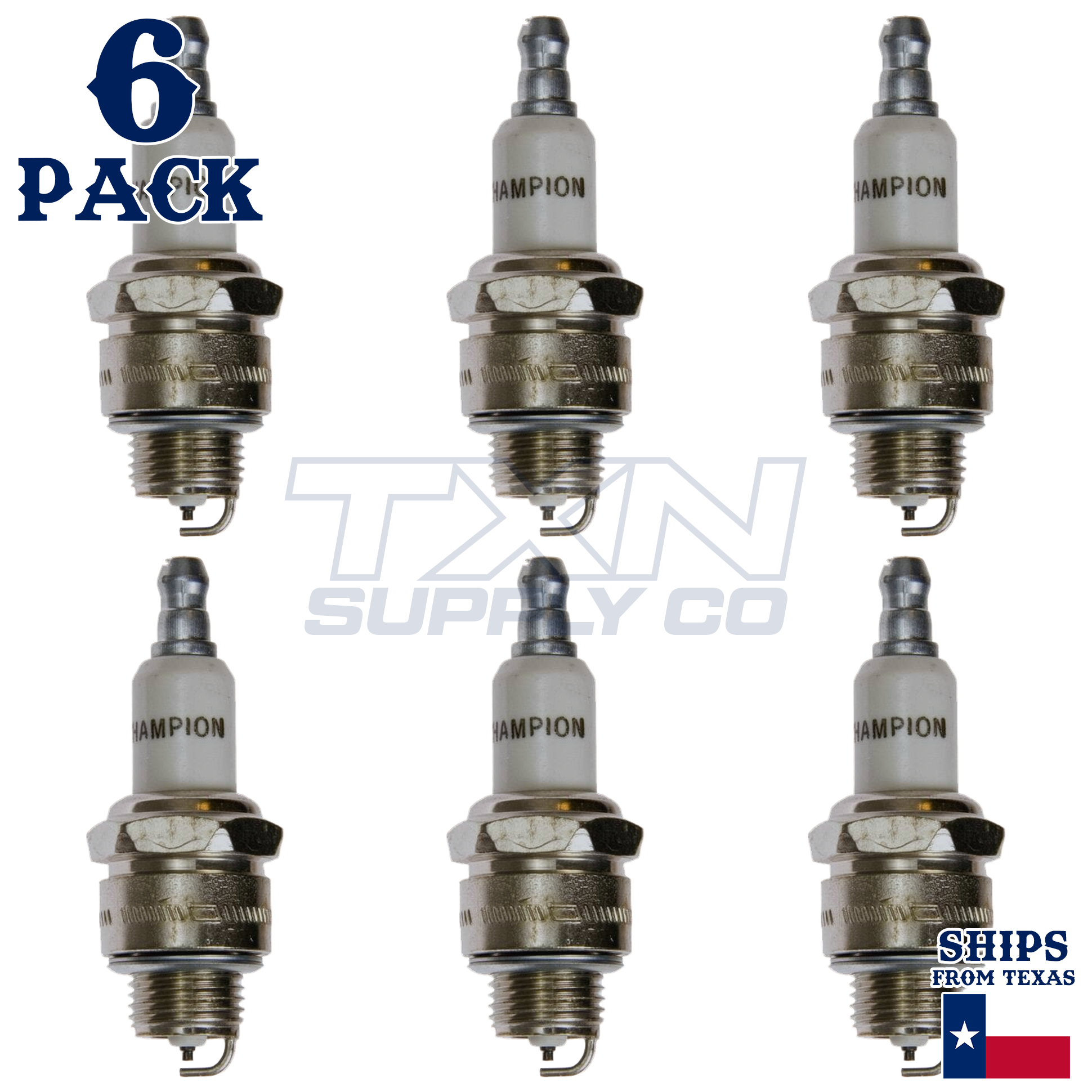 Champion 973 Spark Plugs 6 Pack