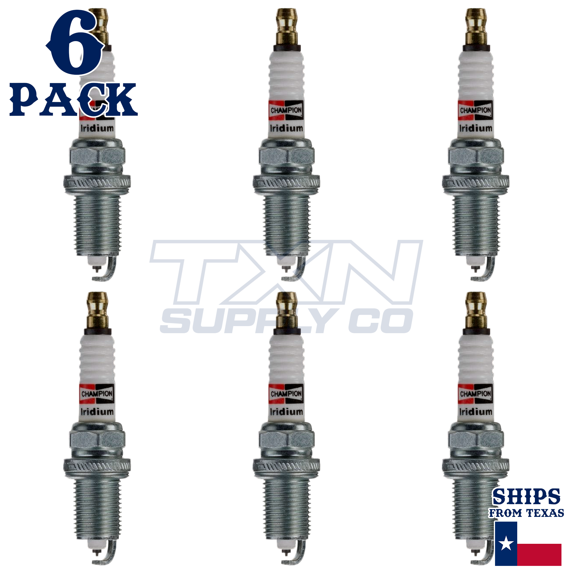 Champion 9806 Spark Plugs 6 Pack