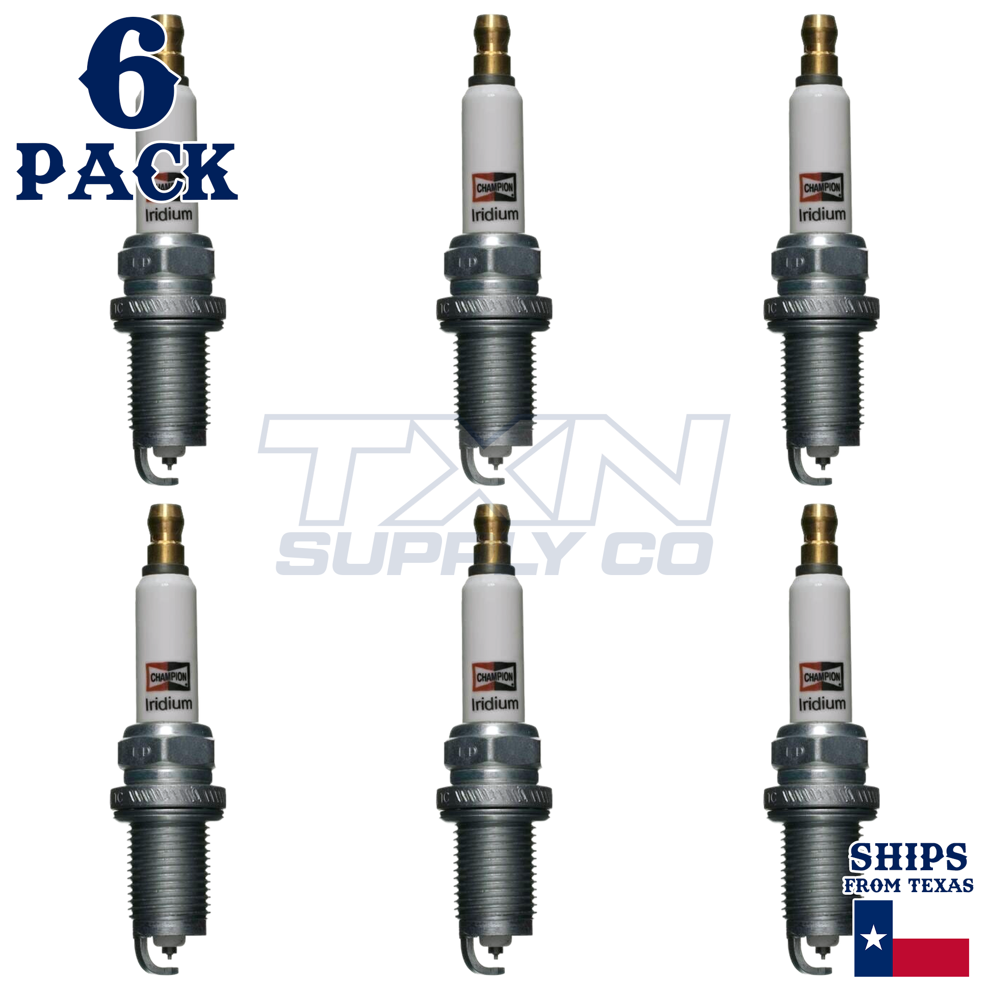 Champion 9812 Spark Plugs 6 Pack