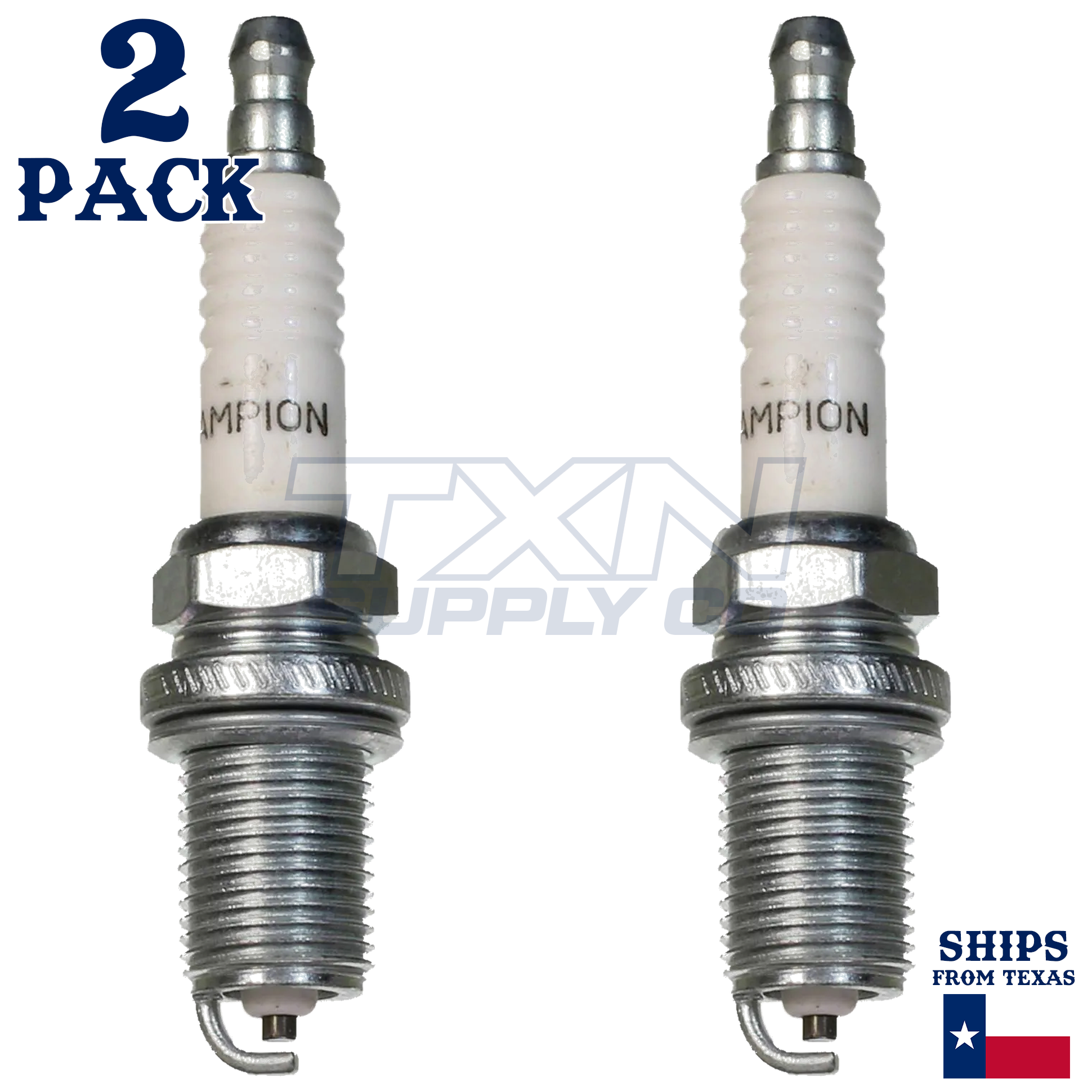 Champion XC10YC-2PK Copper Plus Small Engine Spark Plug Stock - 988 (2 Pack) - Image 2