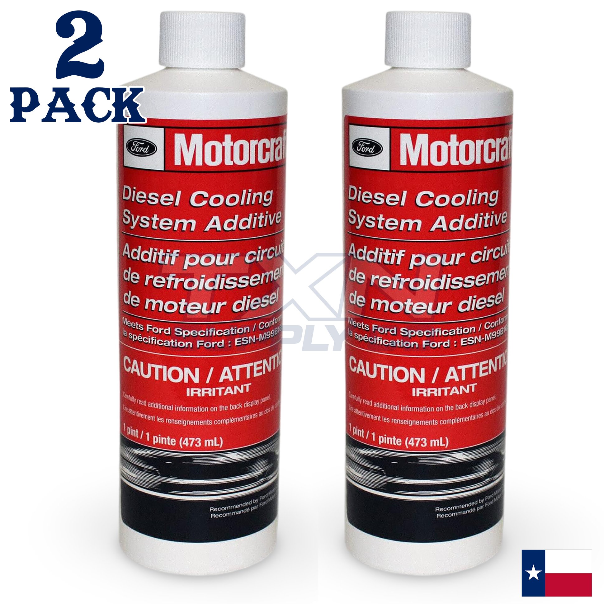 Ford Genuine Fluid VC-8 Diesel Cooling System Additive - 16 oz. (2)