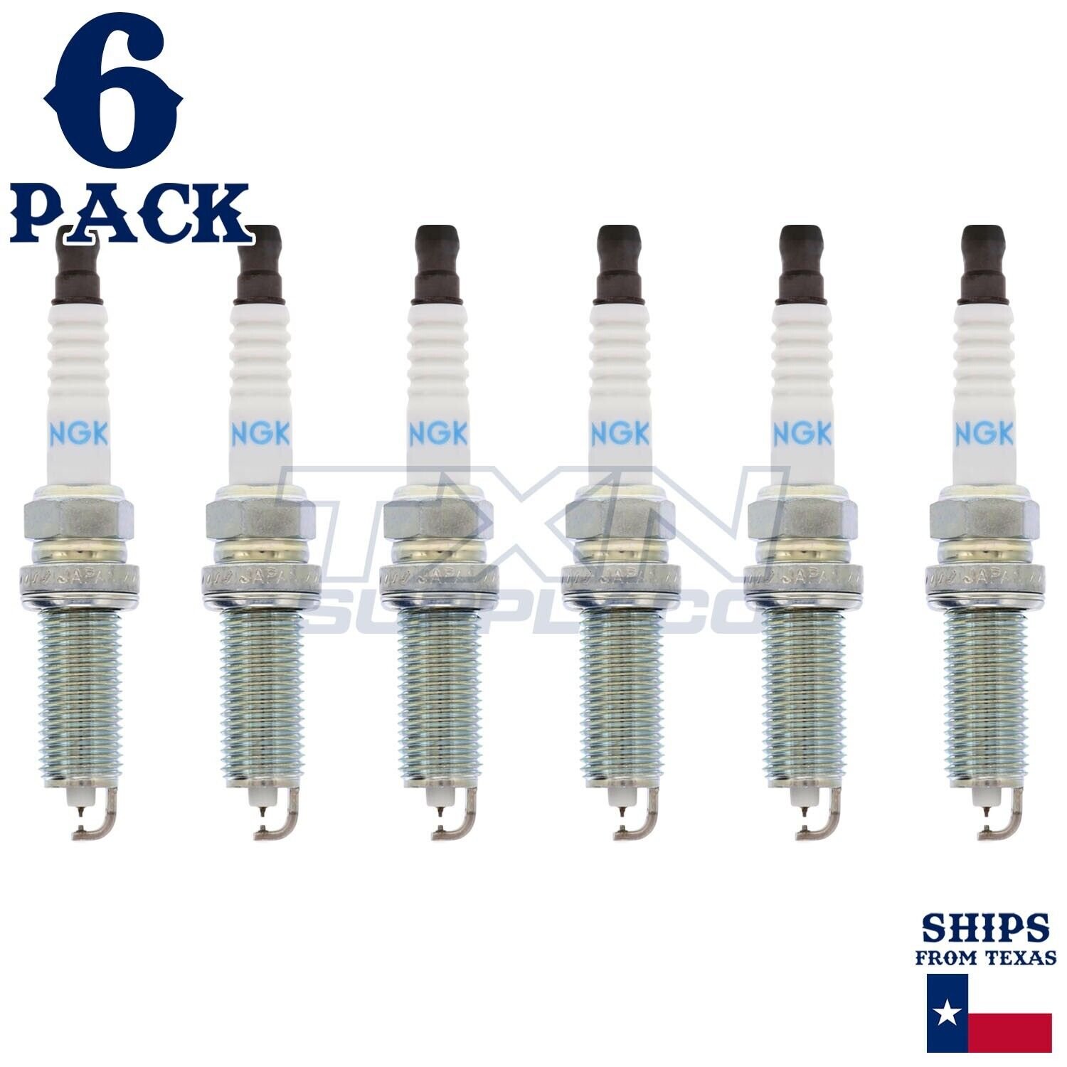 6 Pack NGK 1406 Laser Iridium Spark Plugs 2013-2014 for Nissan Pathfinder 3.5L V6