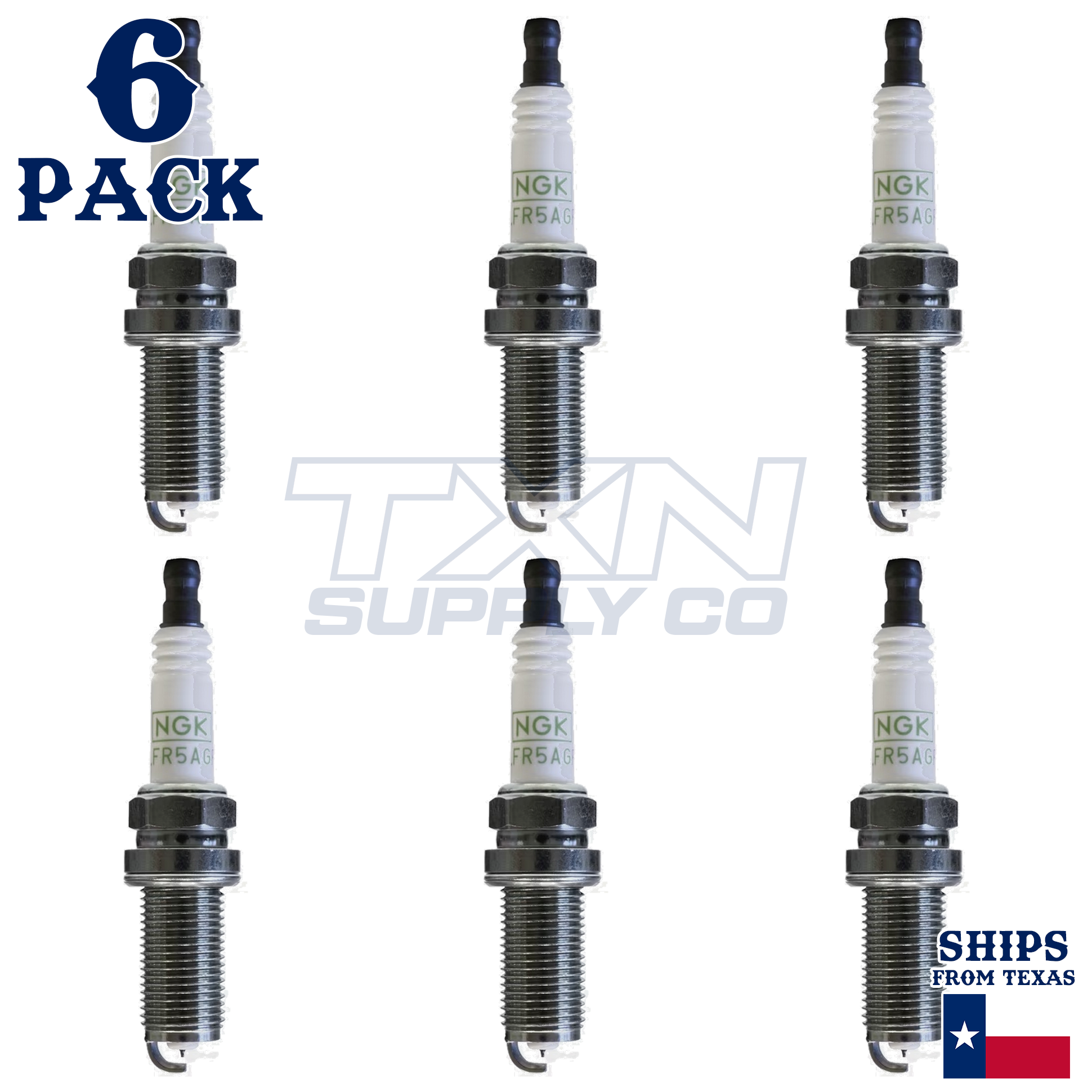 6 Pack NGK 1483 Spark Plug - For 2007-2018 Lexus ES350 3.5L - Image 2