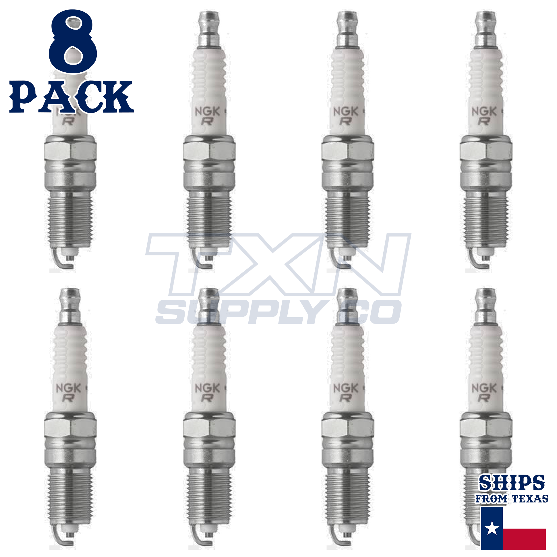 NGK 2238 V-Power Spark Plug TR5 (8 Pack) for CHEVROLET SILVERADO 1500 LS 2010-2013 5.3L/325 - Image 2
