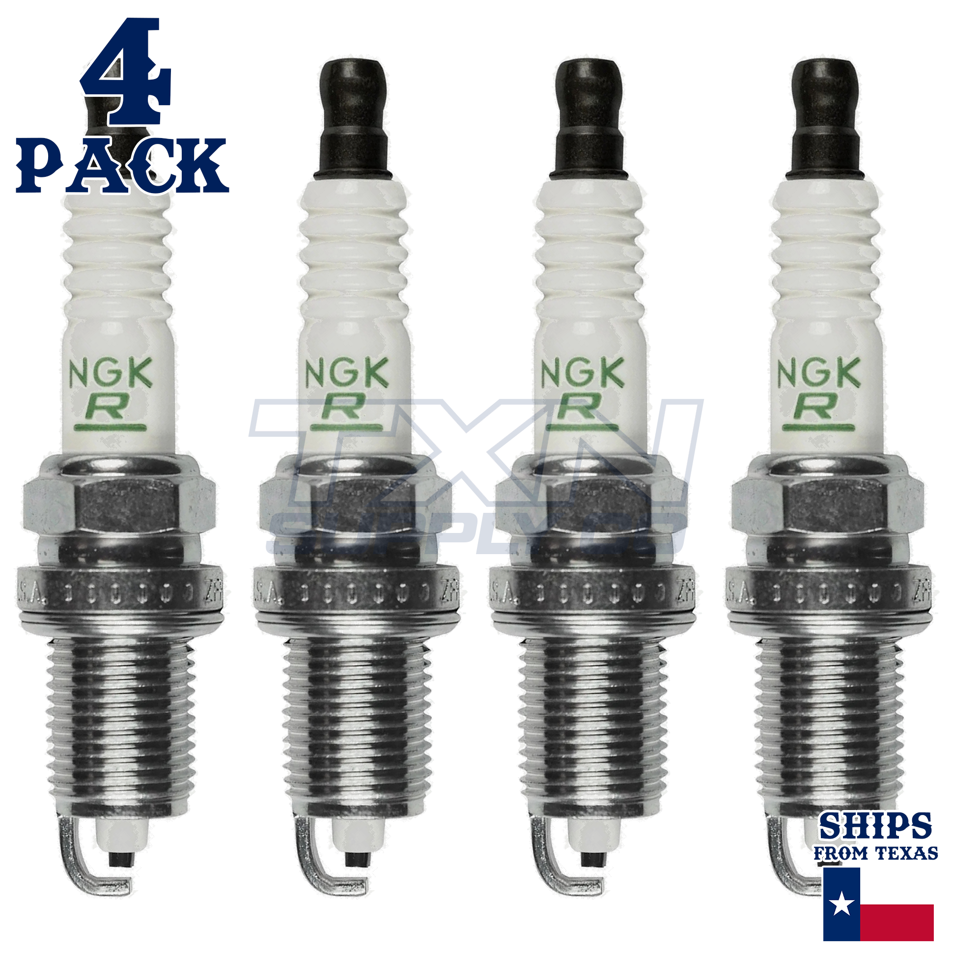 4 Pack NGK 2262 V-Power Spark Plugs 1990-2002 for Honda Accord 2.2L 2.3L L4 - Image 2
