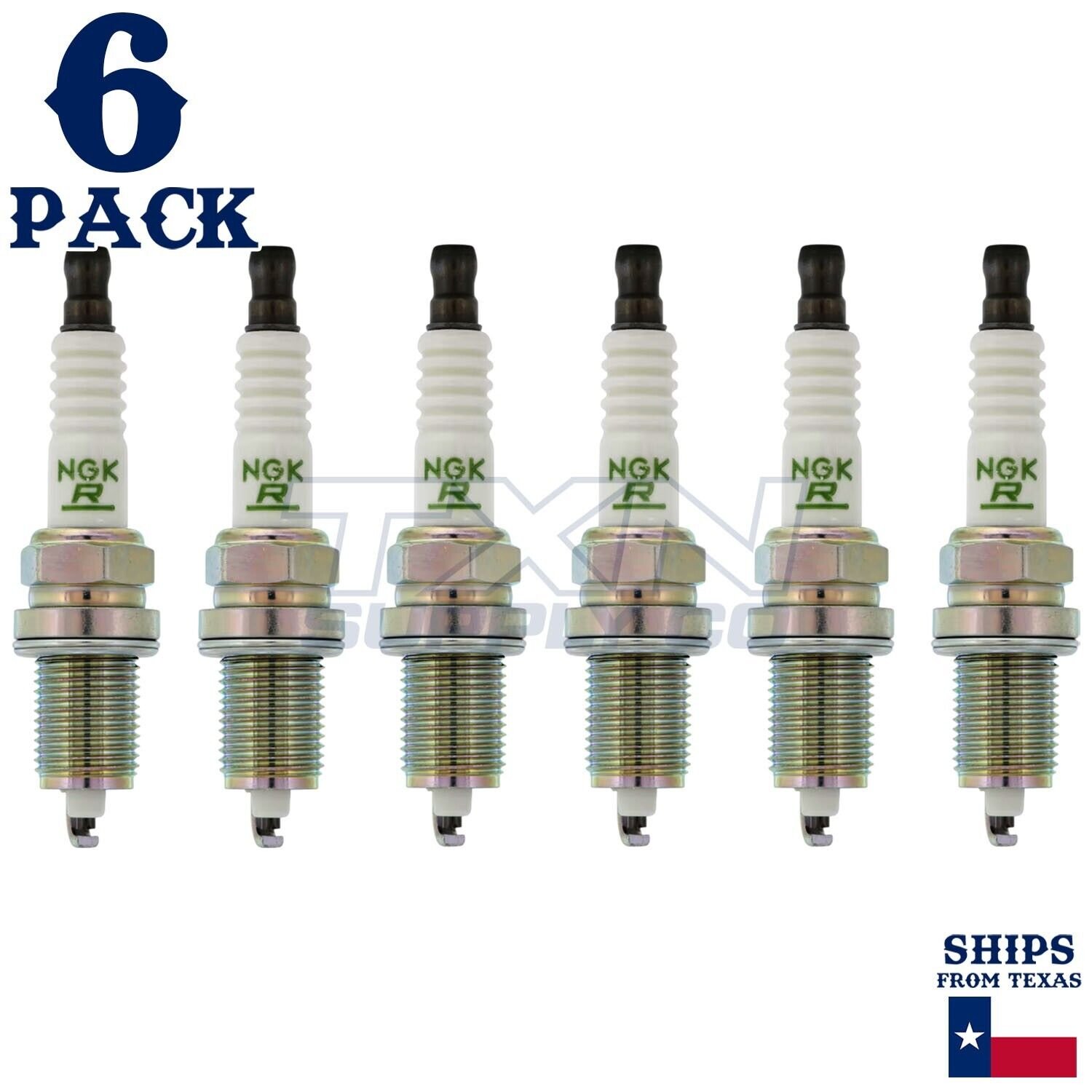 6 Pack NGK 2262 V-Power Spark Plugs 1999-2004 for Honda Odyssey 3.5L V6