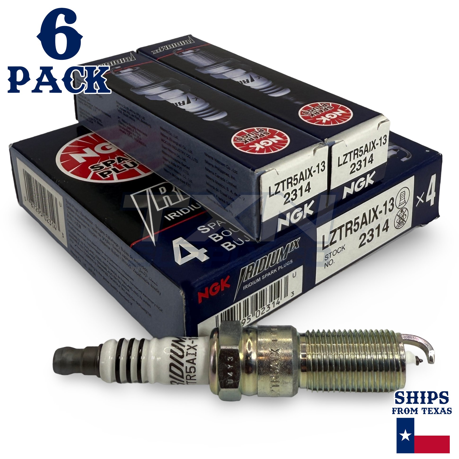 6 Pack NGK 2314 Spark Plug - For 2006-2007 Dodge Charger 2.7L
