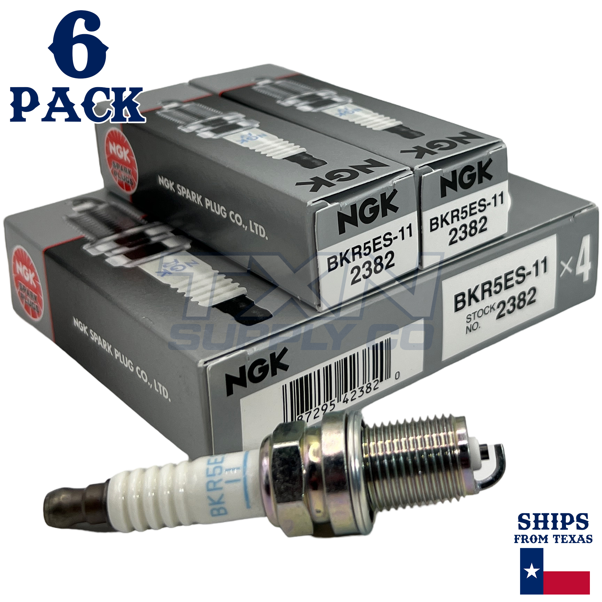 6 Pack NGK 2382 Spark Plug - For 2003-2009 Kia Sorento 3.5L