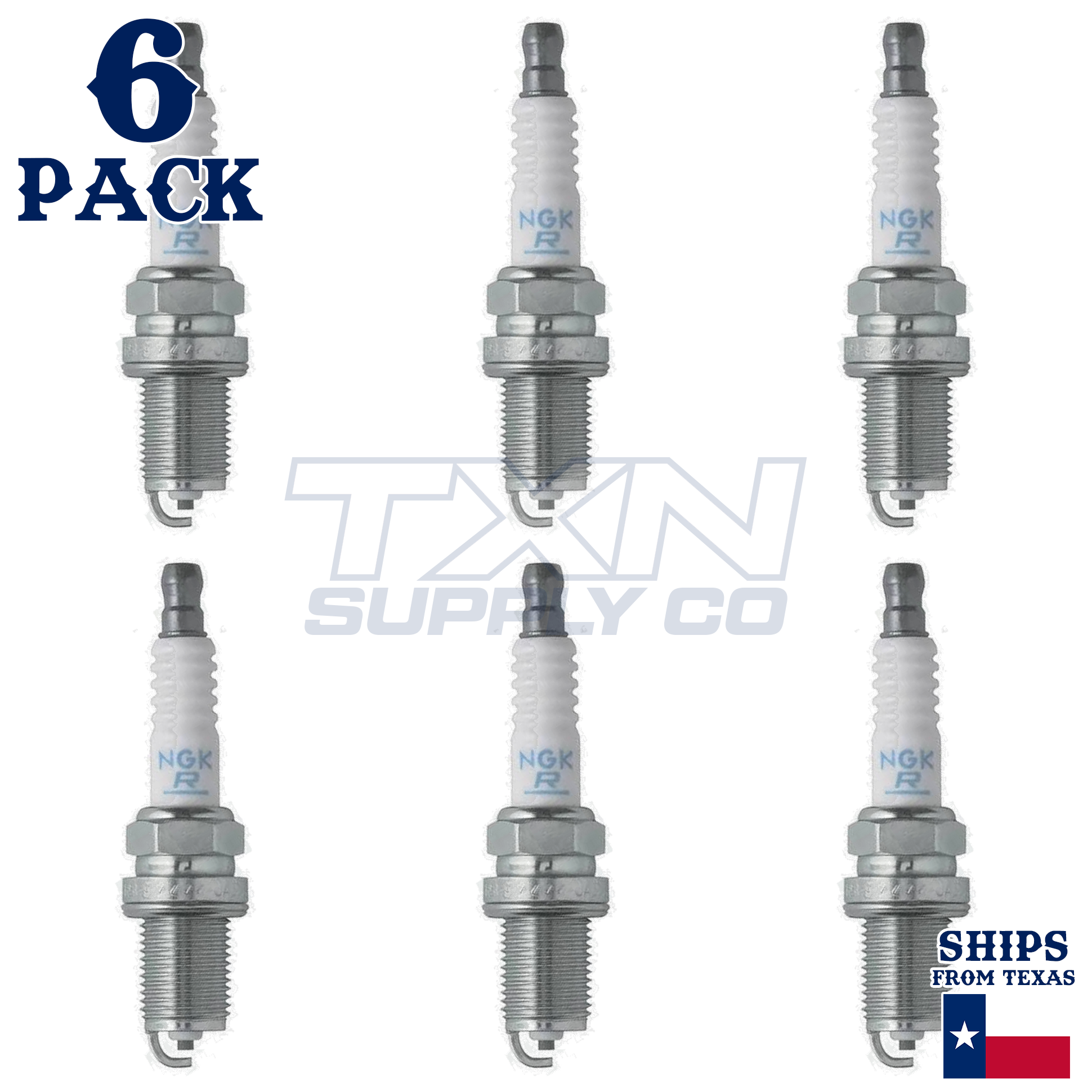 6 Pack NGK 2382 Spark Plug - For 2003-2009 Kia Sorento 3.5L - Image 2