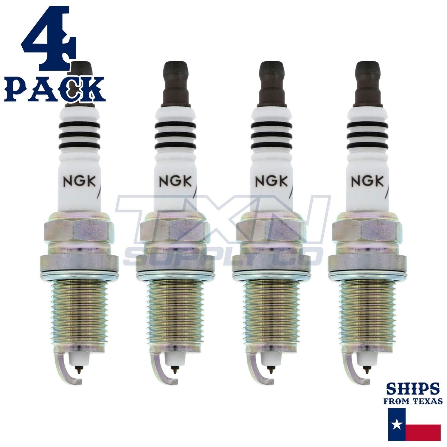 4 Pack NGK 2477 Iridium IX Spark Plugs 1995-1997 for Honda Odyssey L4-2.2L