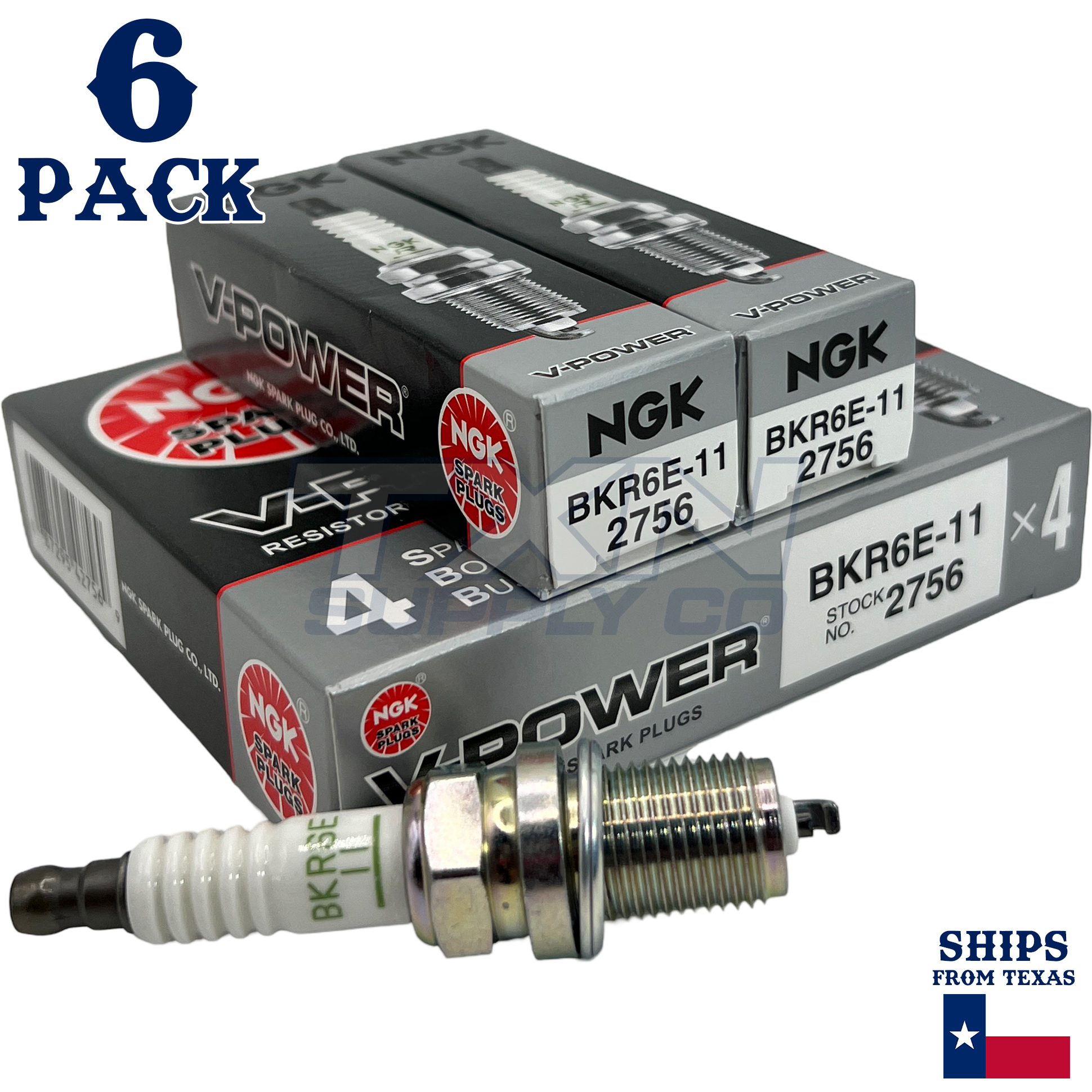 6 Pack NGK 2756 Spark Plug - For 2003 Lexus RX300 3.0L - Image 1