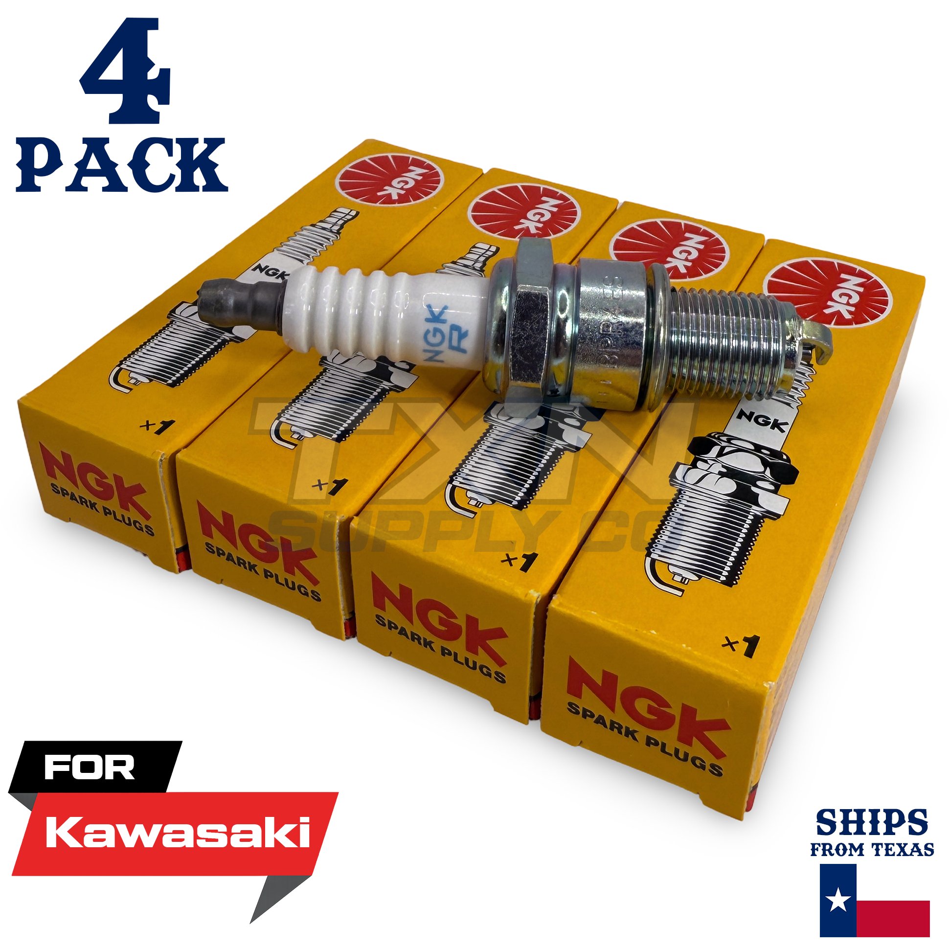 NGK 3130 Spark Plug BR8EG- Set of 4 - Image 1