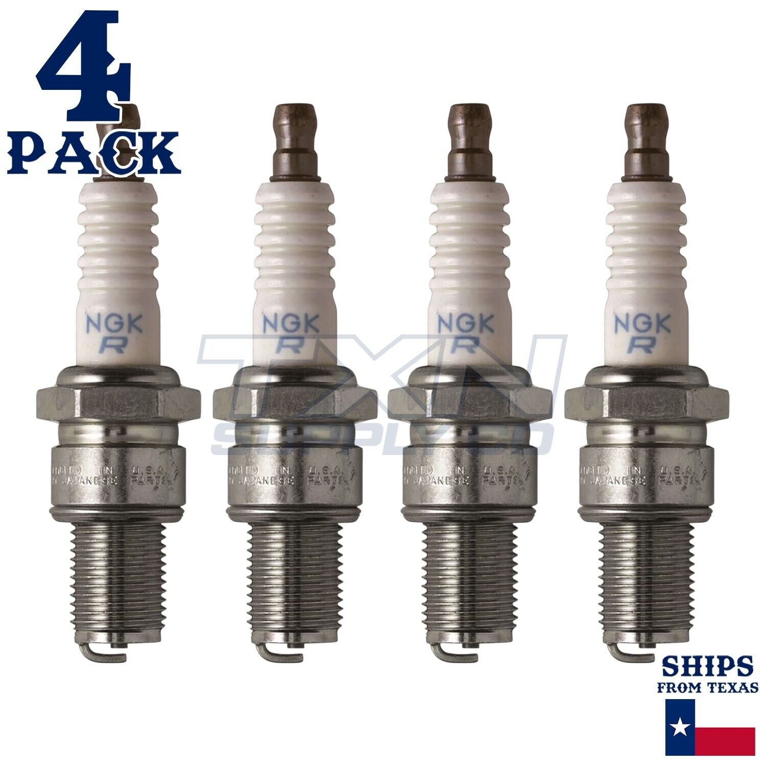 4 Pack NGK 3194 U-Groove Spark Plugs 1998-1999 for Toyota Corolla L4 1.8L