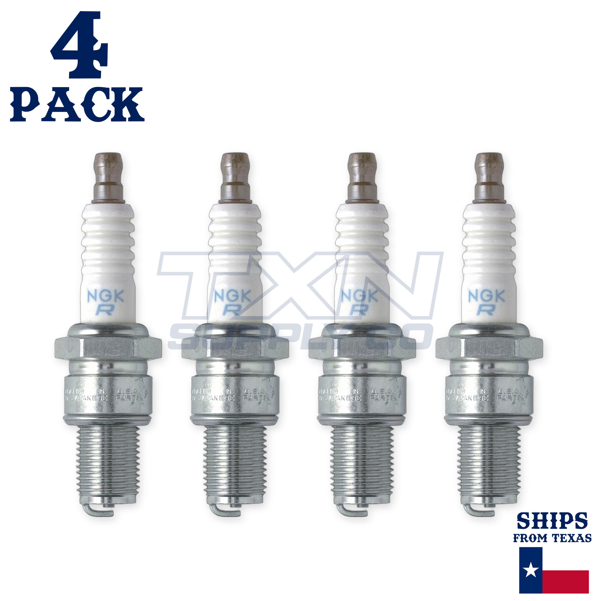 4 Pack NGK 3194 U-Groove Spark Plugs 1998-1999 for Toyota Corolla L4 1.8L - Image 2