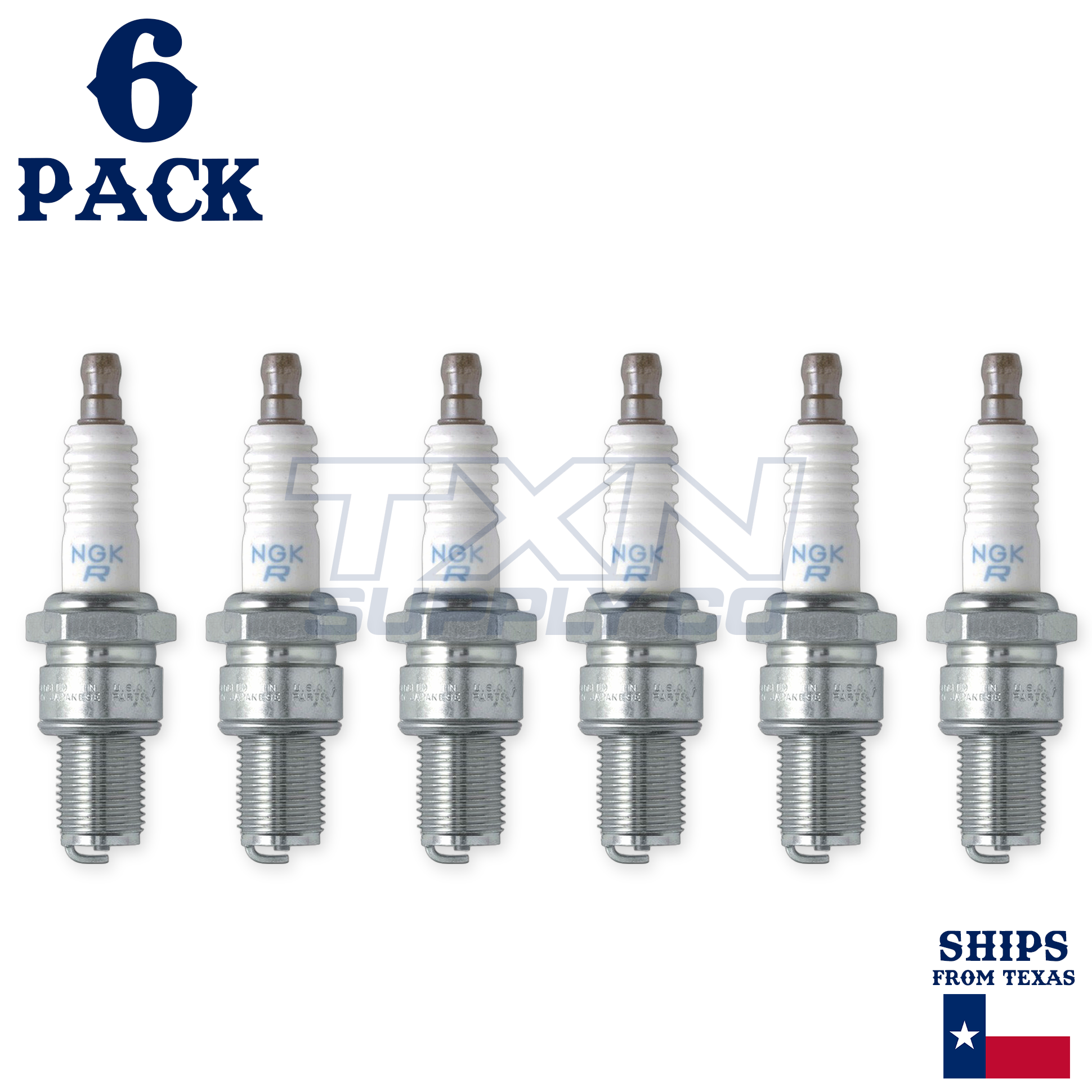 6 Pack NGK 3194 U-Groove Spark Plugs 2000 for Toyota Sienna V6 3.0L - Image 2