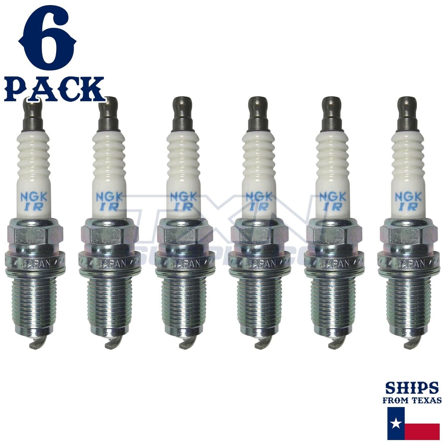 6 Pack NGK 3657 Laser Iridium Spark Plugs 2008-2010 for Honda Odyssey 3.5L V6