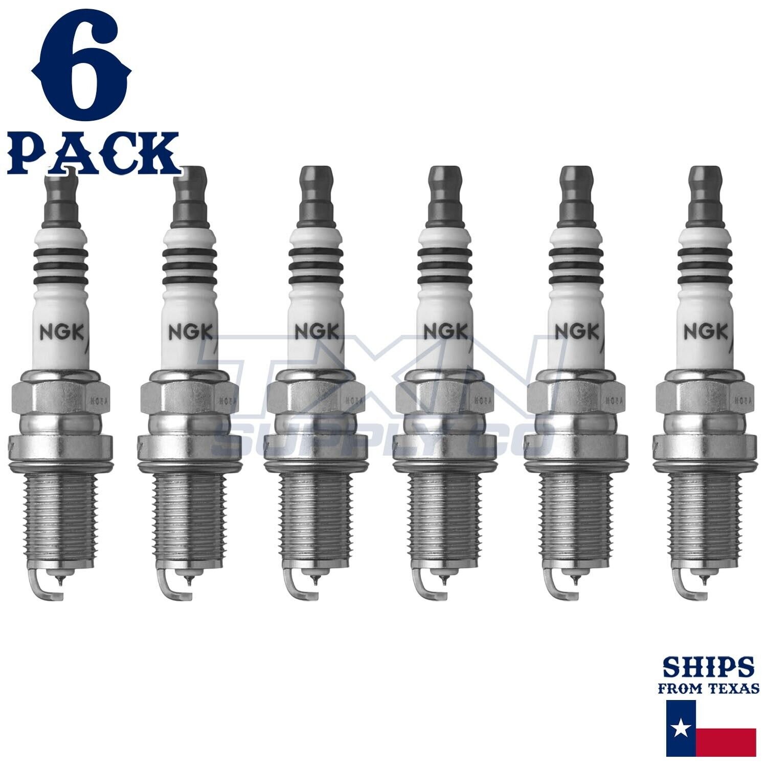 6 Pack NGK 3764 Iridium IX Spark Plugs 1999-2003 for Lexus RX300 3.0L V6