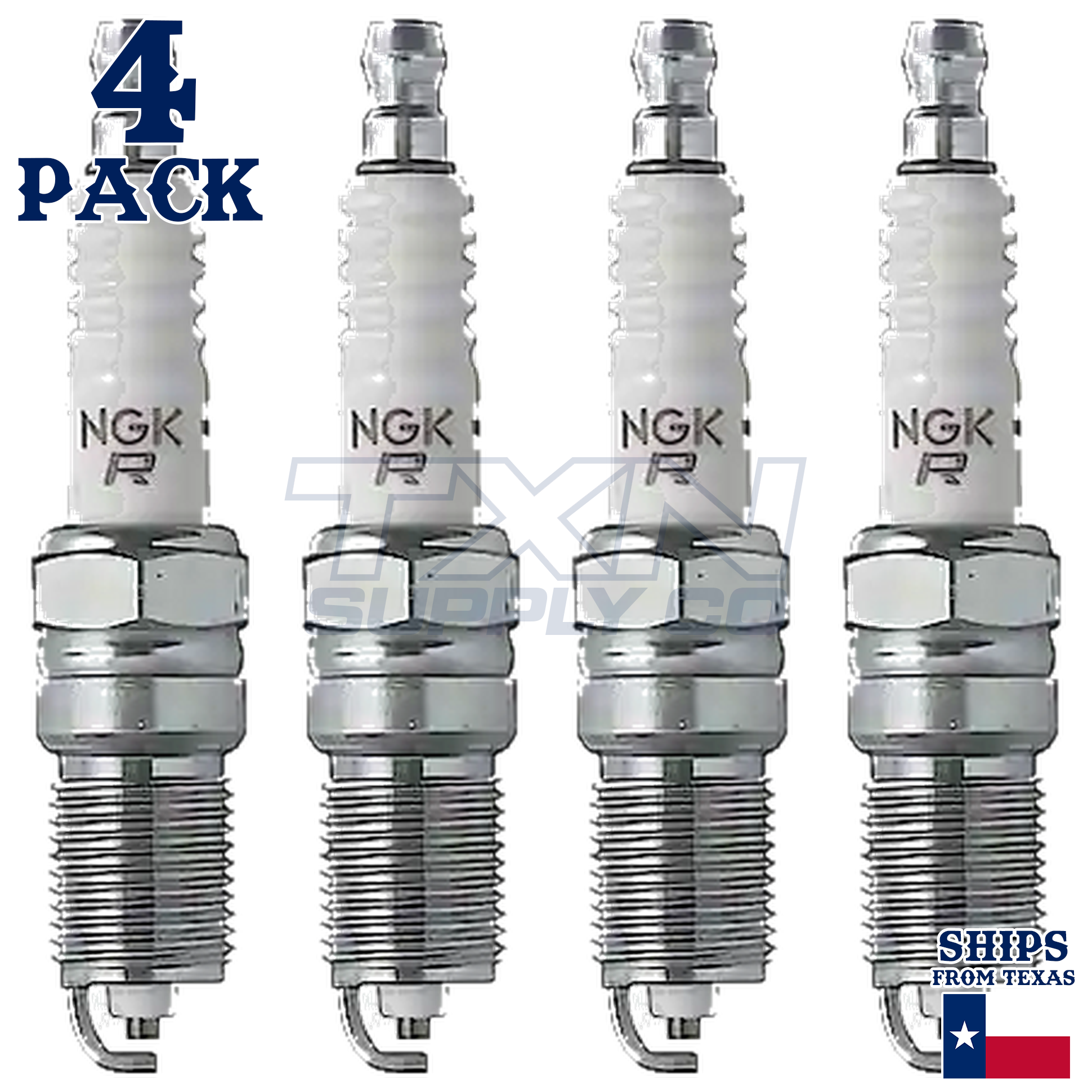 4 Pack NGK 4177 Spark Plug - For 2003-2004 Ford Focus 2.3L - Image 2