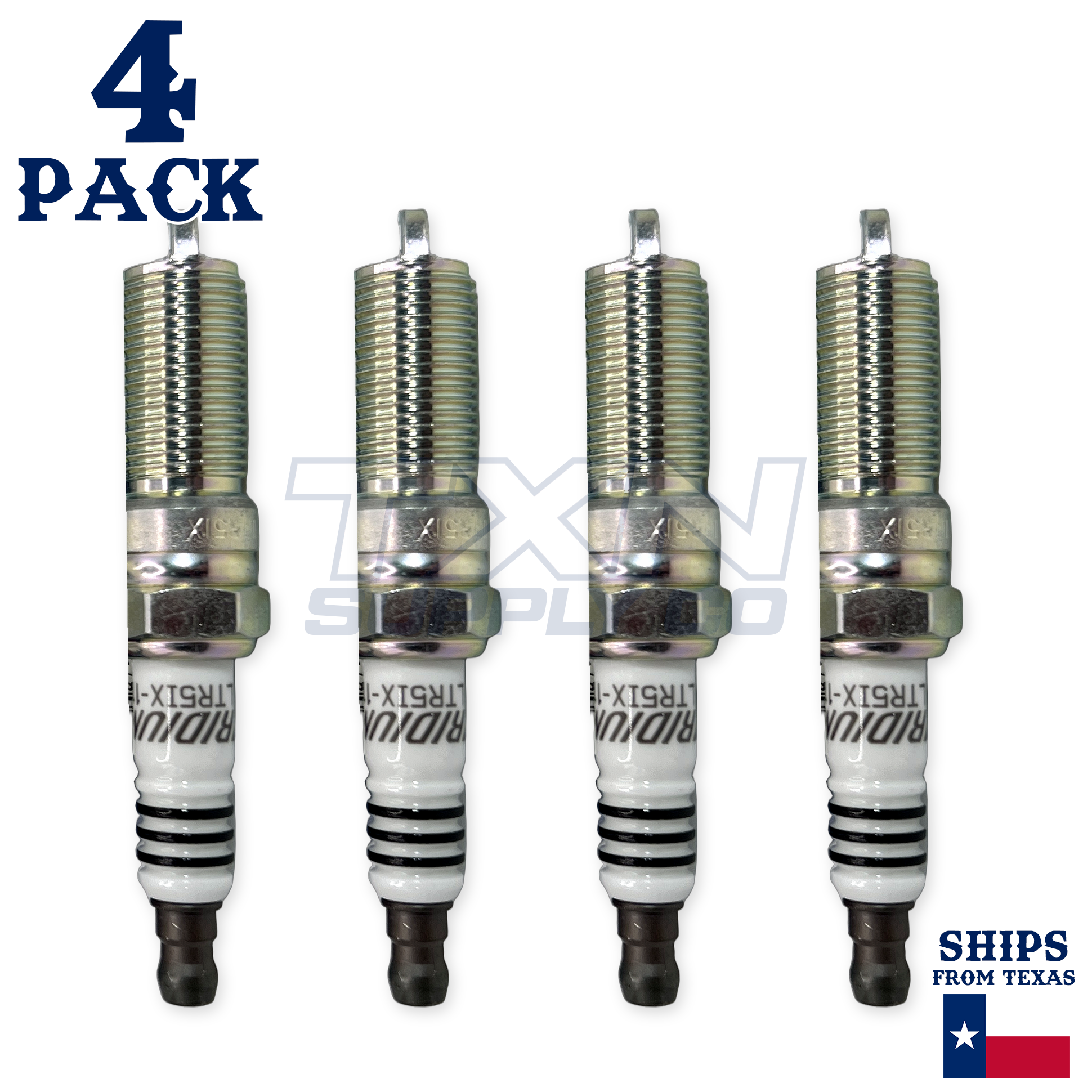4 Pack NGK 4344 Spark Plug - For 2010-2017 GMC Terrain 2.4 L4 GAS - Image 2