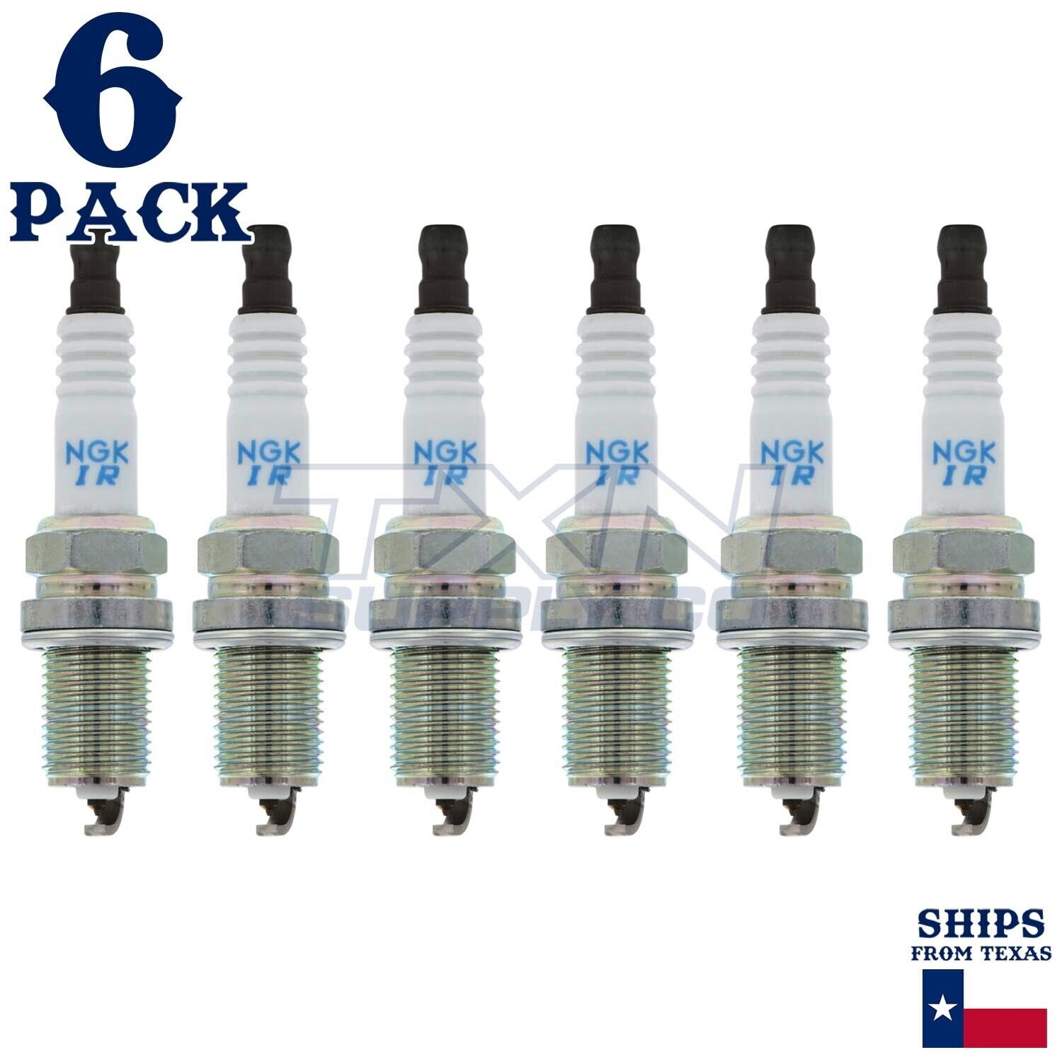 6 Pack NGK 4589 Laser Iridium Spark Plugs 1999-2003 for Lexus ES300 3.0L V6
