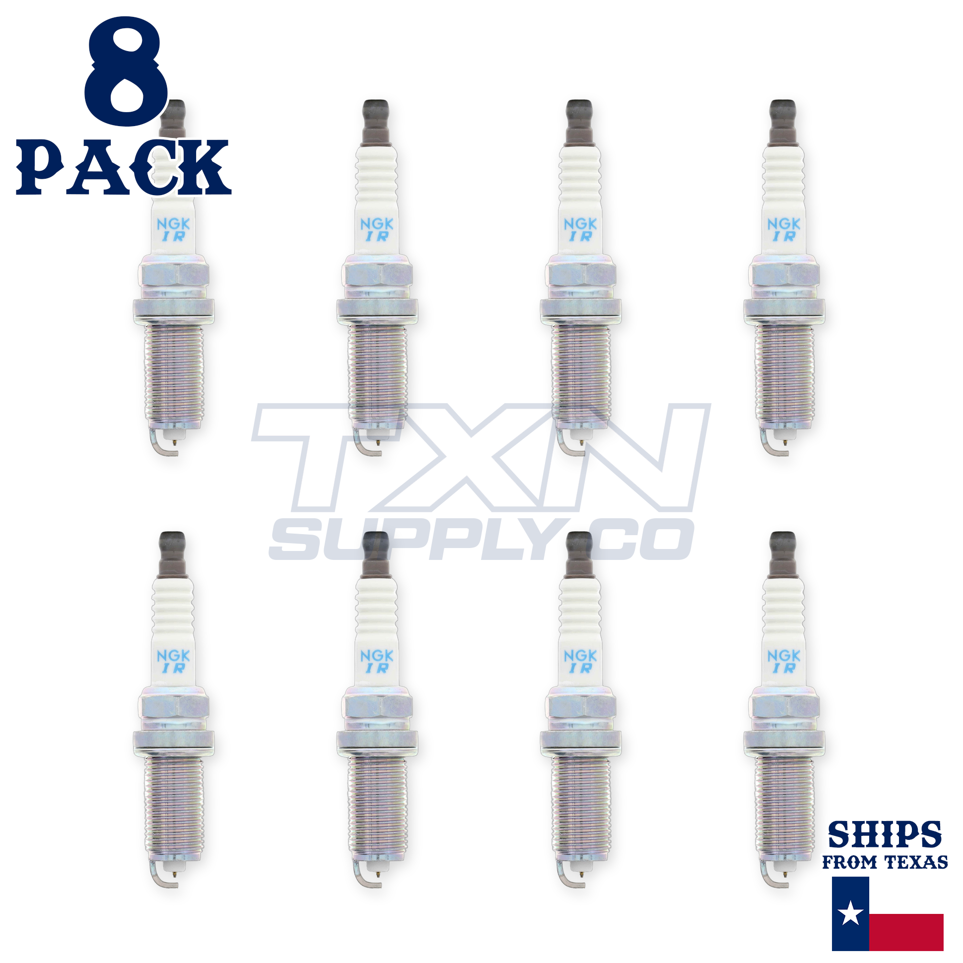 8 Pack NGK 4904 Laser Iridium Spark Plugs 2010-2012 for Toyota Sequoia V8 4.6L - Image 1