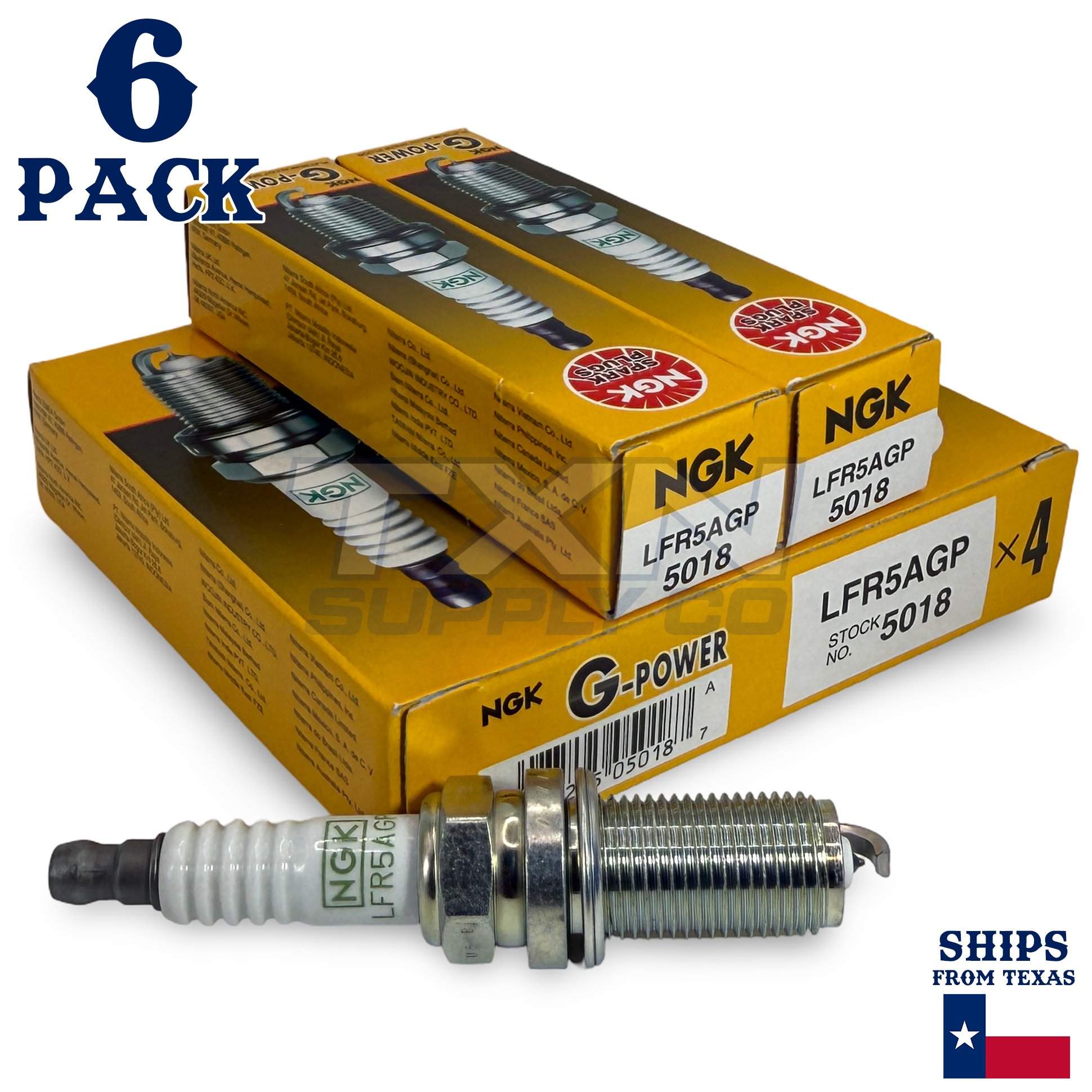 6 Pack NGK 5018 Spark Plug - For 2005-2007 Nissan Pathfinder 4.0L