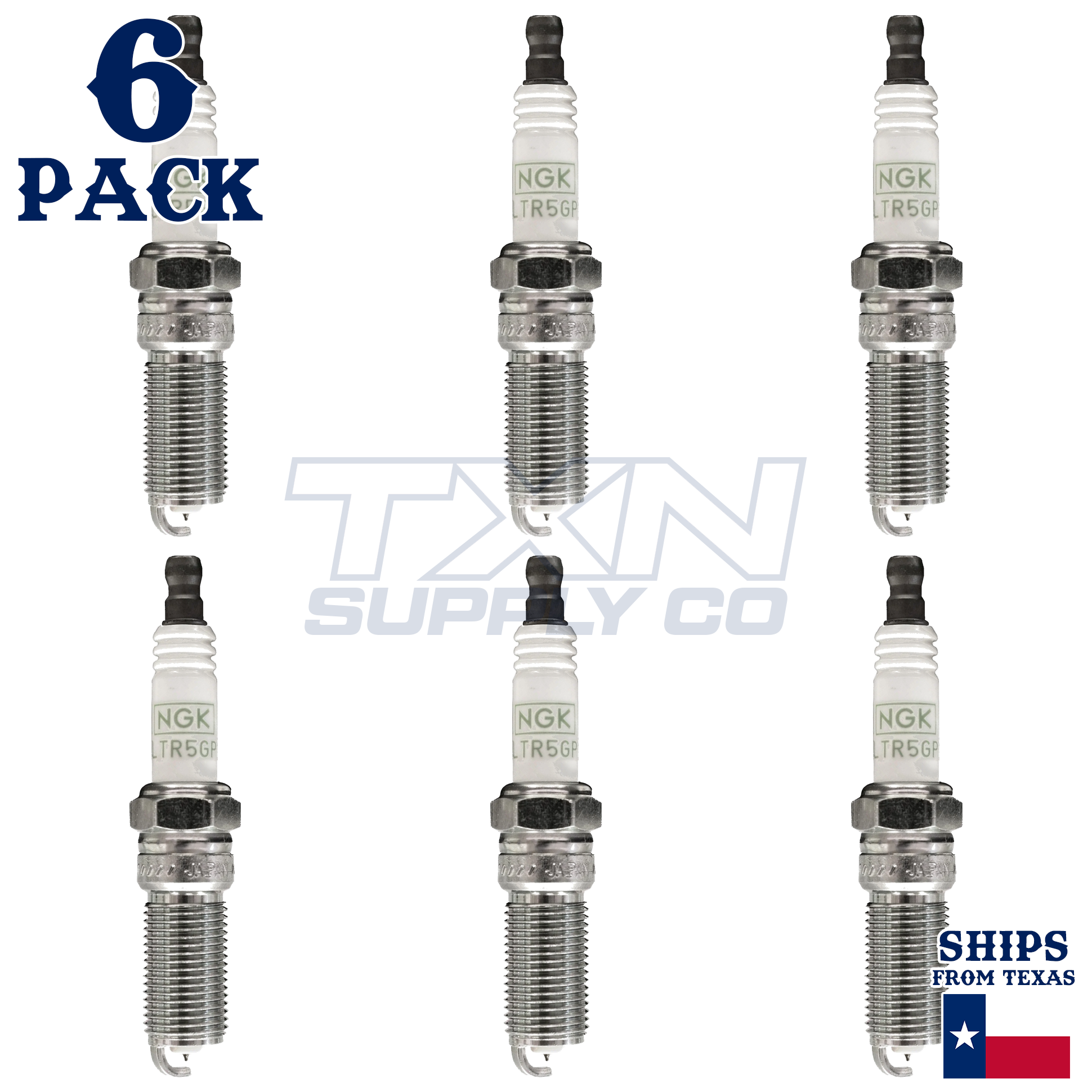 6 Pack NGK 5019 Spark Plug - For 2007-2015 Mazda CX-9 3.5L - Image 2