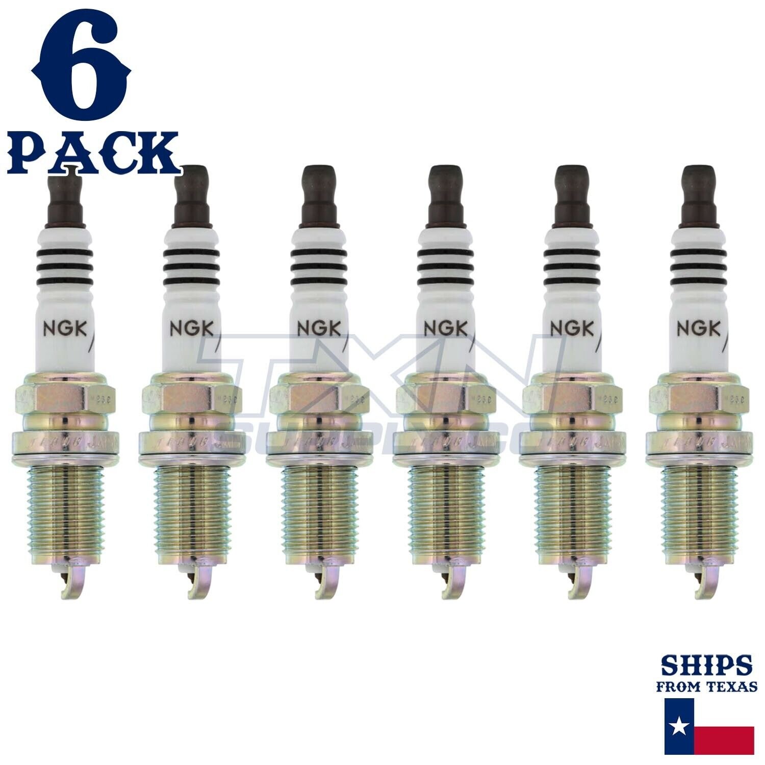 6 Pack NGK 5464 Standard Spark Plugs 2005-2009 for Hyundai Tucson 2.7L V6