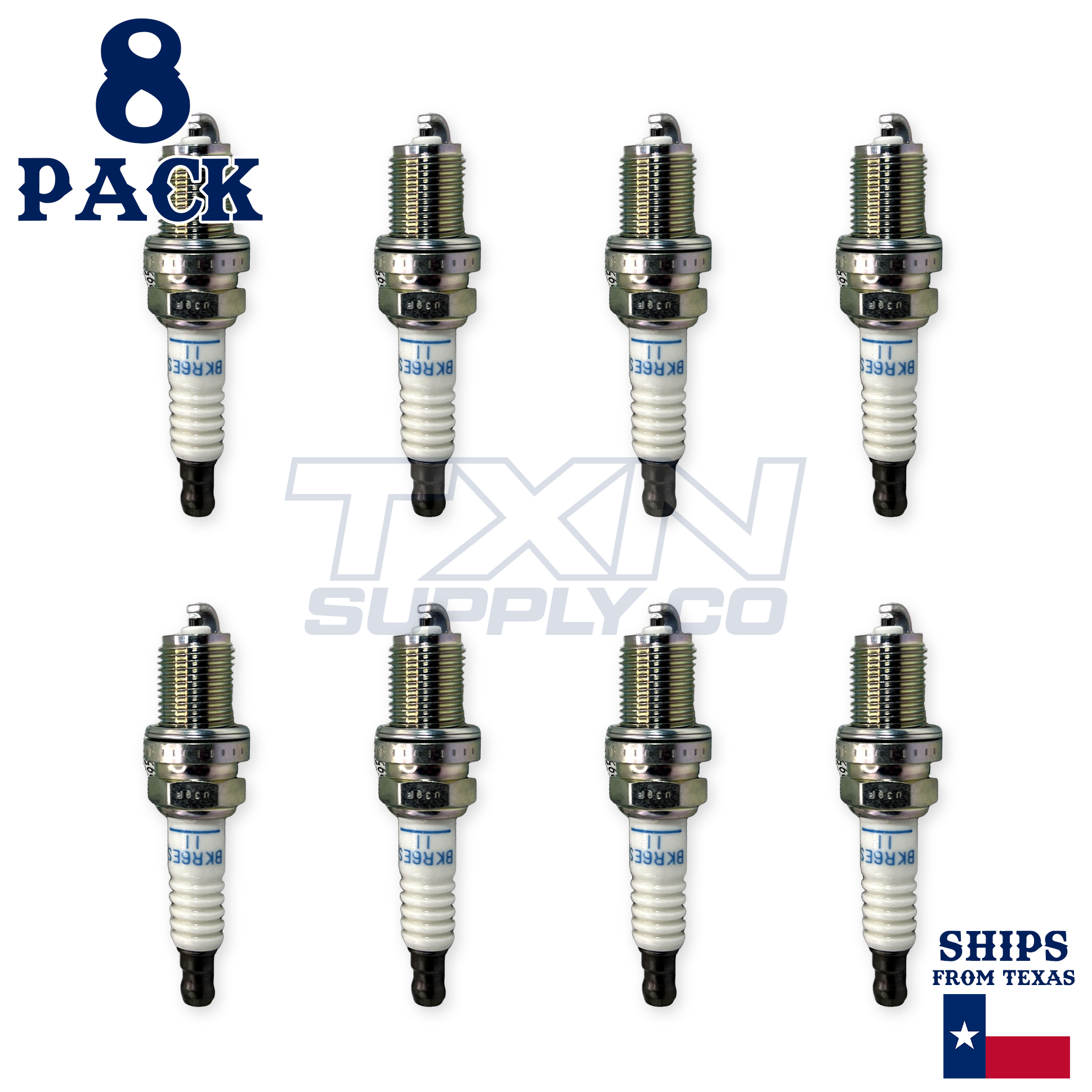 8 Pack NGK 5553 Standard Spark Plugs 2005-2009 for Toyota Sequoia V8-4.7L - Image 2