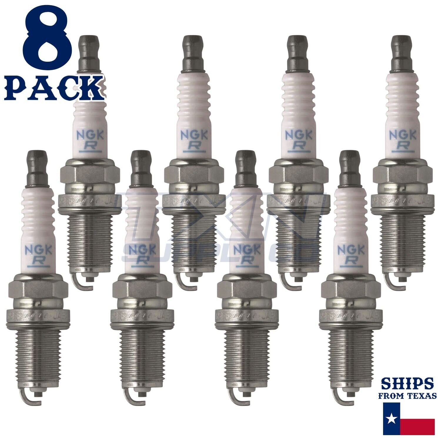 8 Pack NGK 5553 Standard Spark Plugs 2005-2009 for Toyota Sequoia V8-4.7L