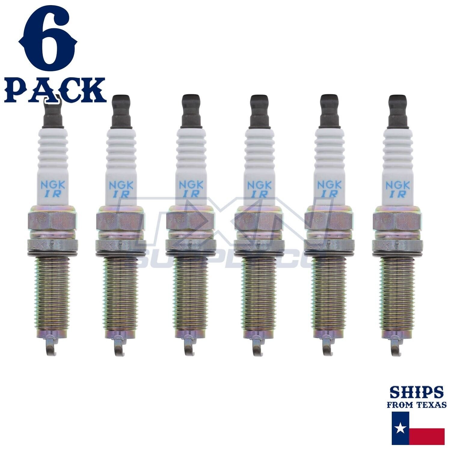 6 Pack NGK 5787 Laser Iridium Spark Plugs 2010-2013 for Acura MDX V6 3.7L