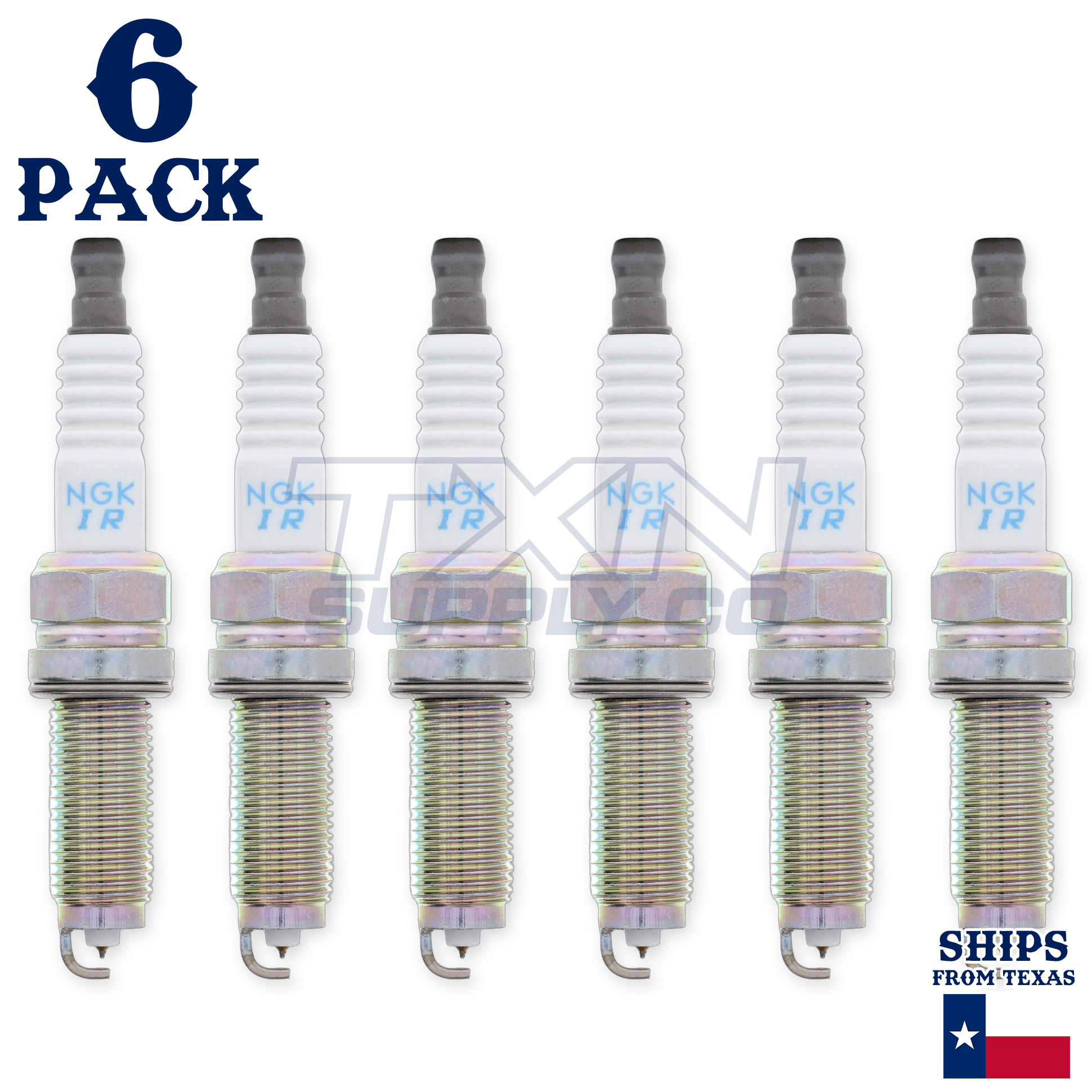 6 Pack NGK 5787 Laser Iridium Spark Plugs 2010-2013 for Acura MDX V6 3.7L - Image 1