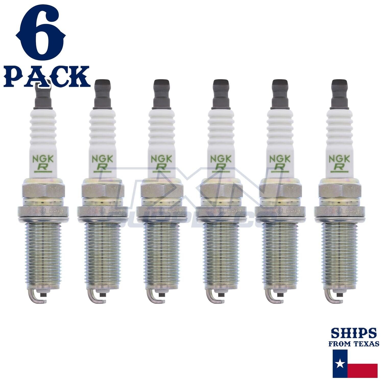 6 Pack NGK 6376 V-Power Spark Plugs 2001-2006 for Nissan Pathfinder 3.5L 4.0L V6