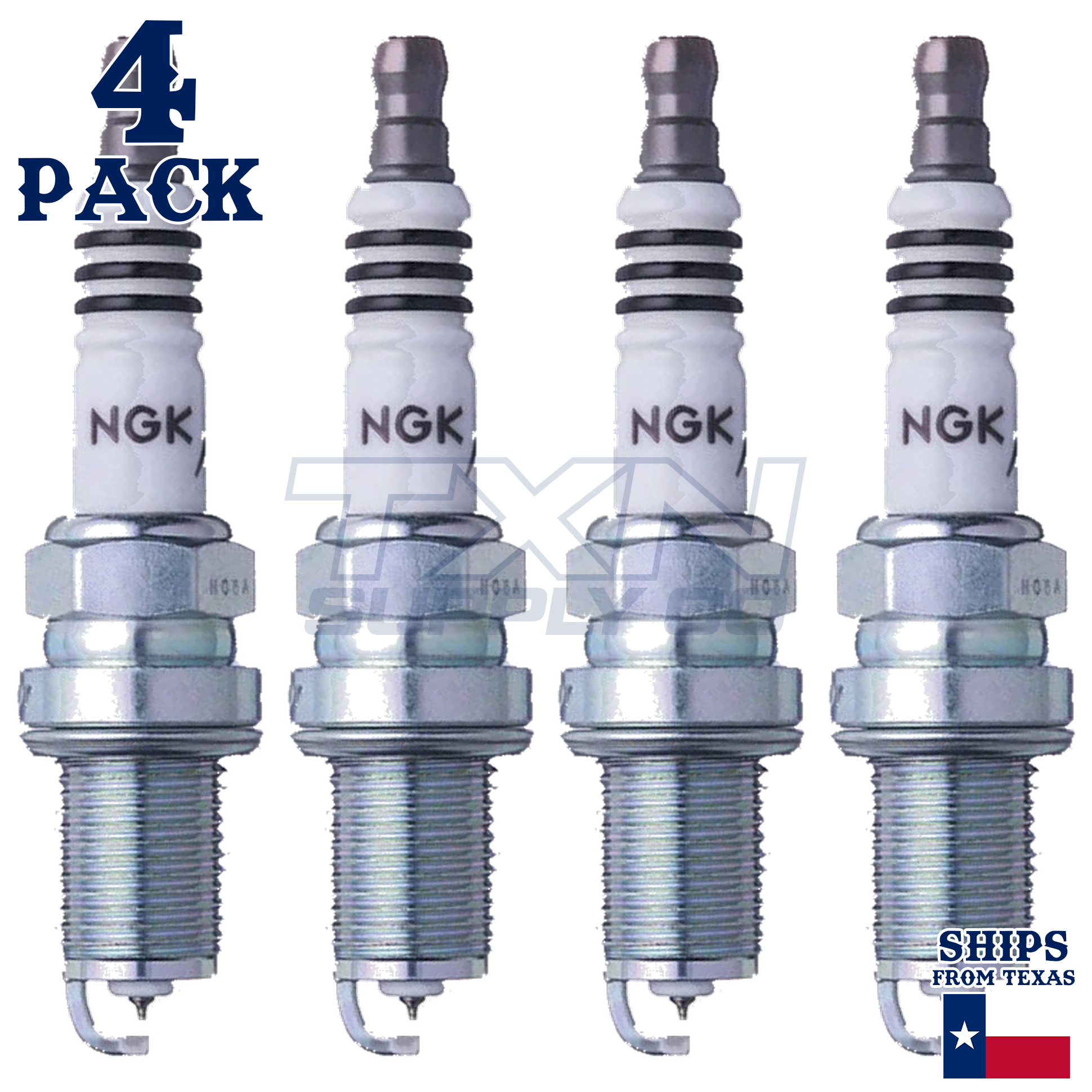 4 Pack NGK 6418 Spark Plug - For 2000-2005 Volkswagen Jetta 1.8L - Image 2