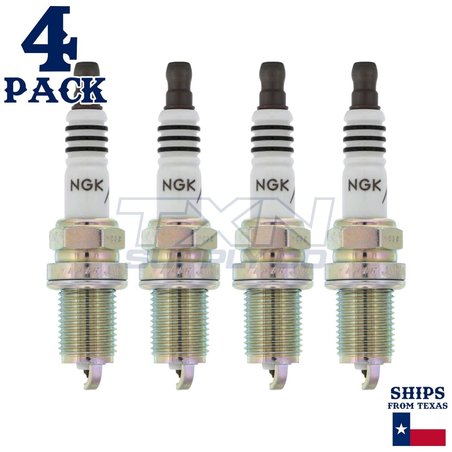 4 Pack NGK 6418 Iridium IX Spark Plugs 1990-1992 for Volkswagen Jetta 2.0L L4