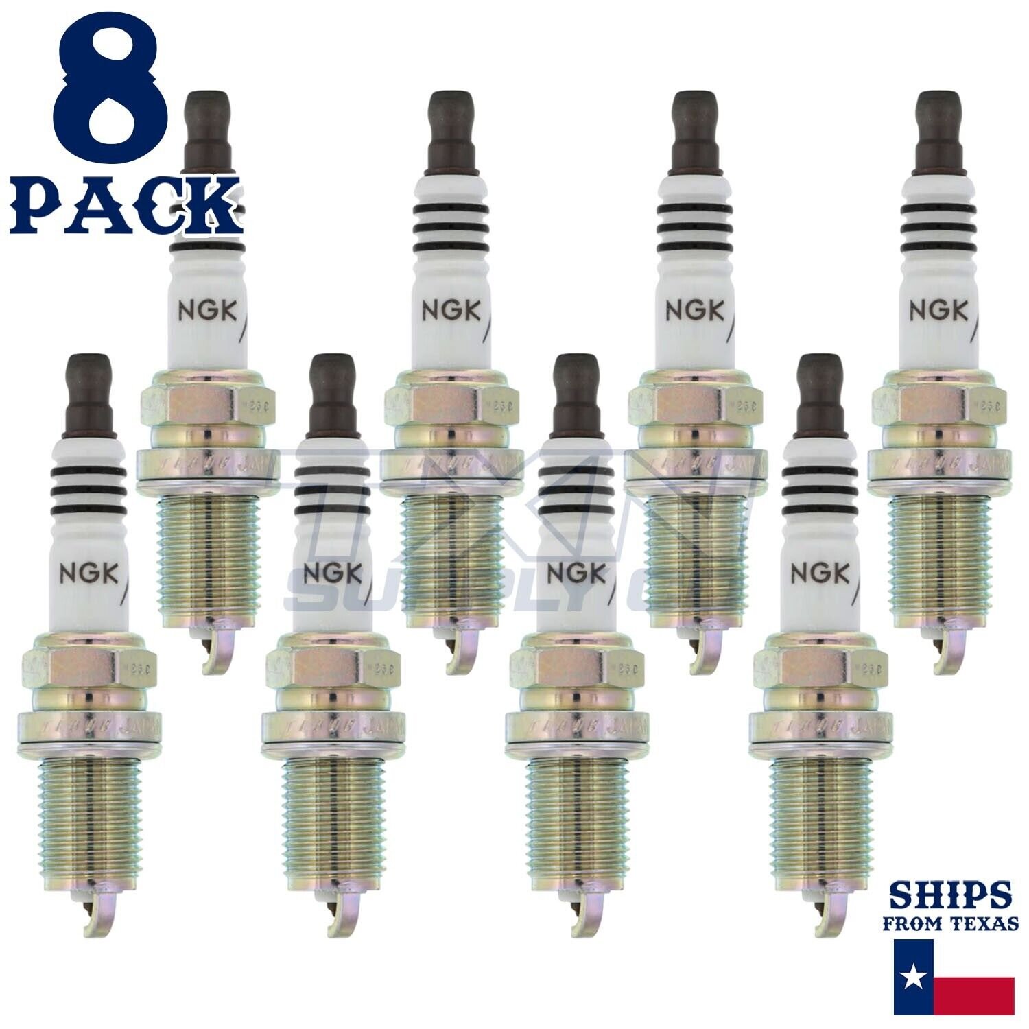 8 Pack NGK 6418 Iridium IX Spark Plugs 2001-2004 for Toyota Sequoia 4.7L V8