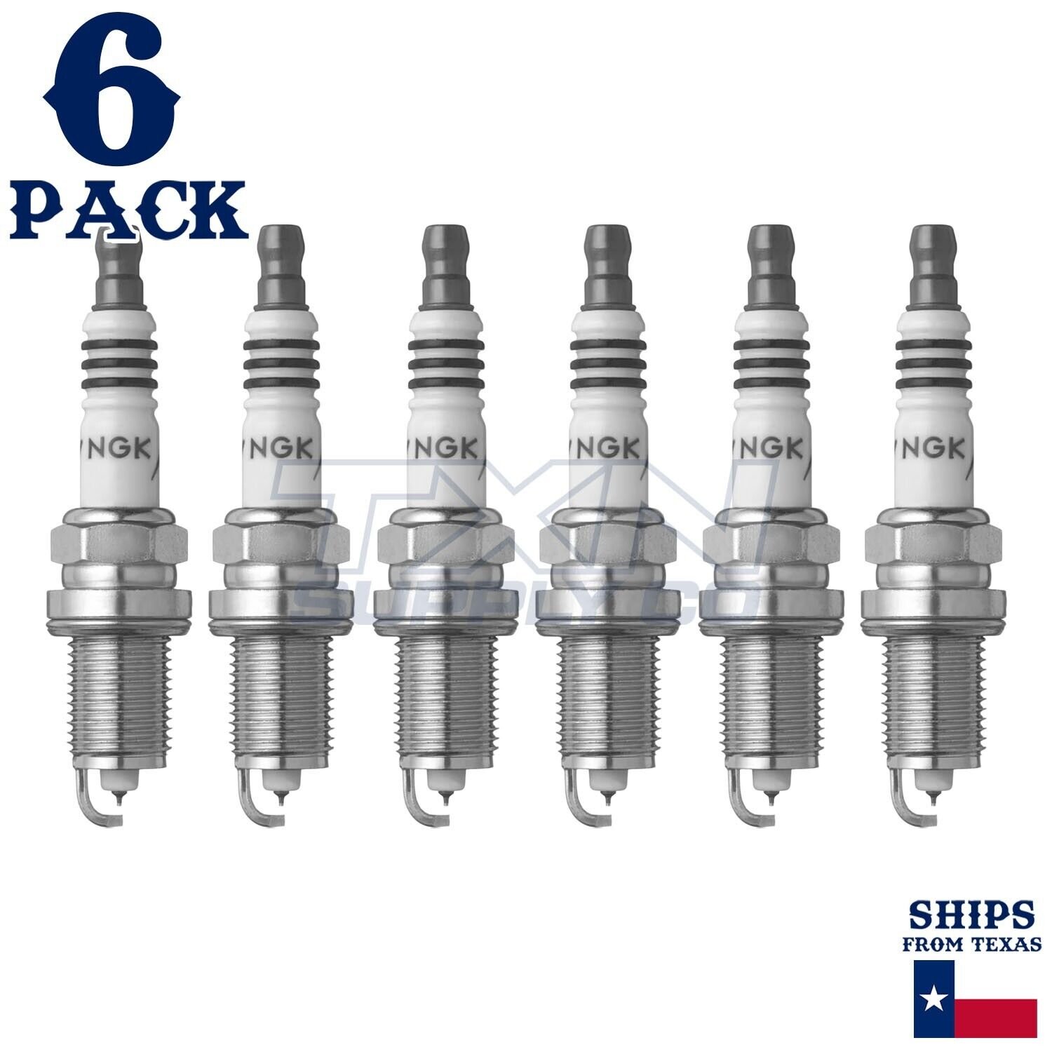 6 Pack NGK 6441 Iridium IX Spark Plugs 2004-2009 for Dodge Durango V6-3.7L