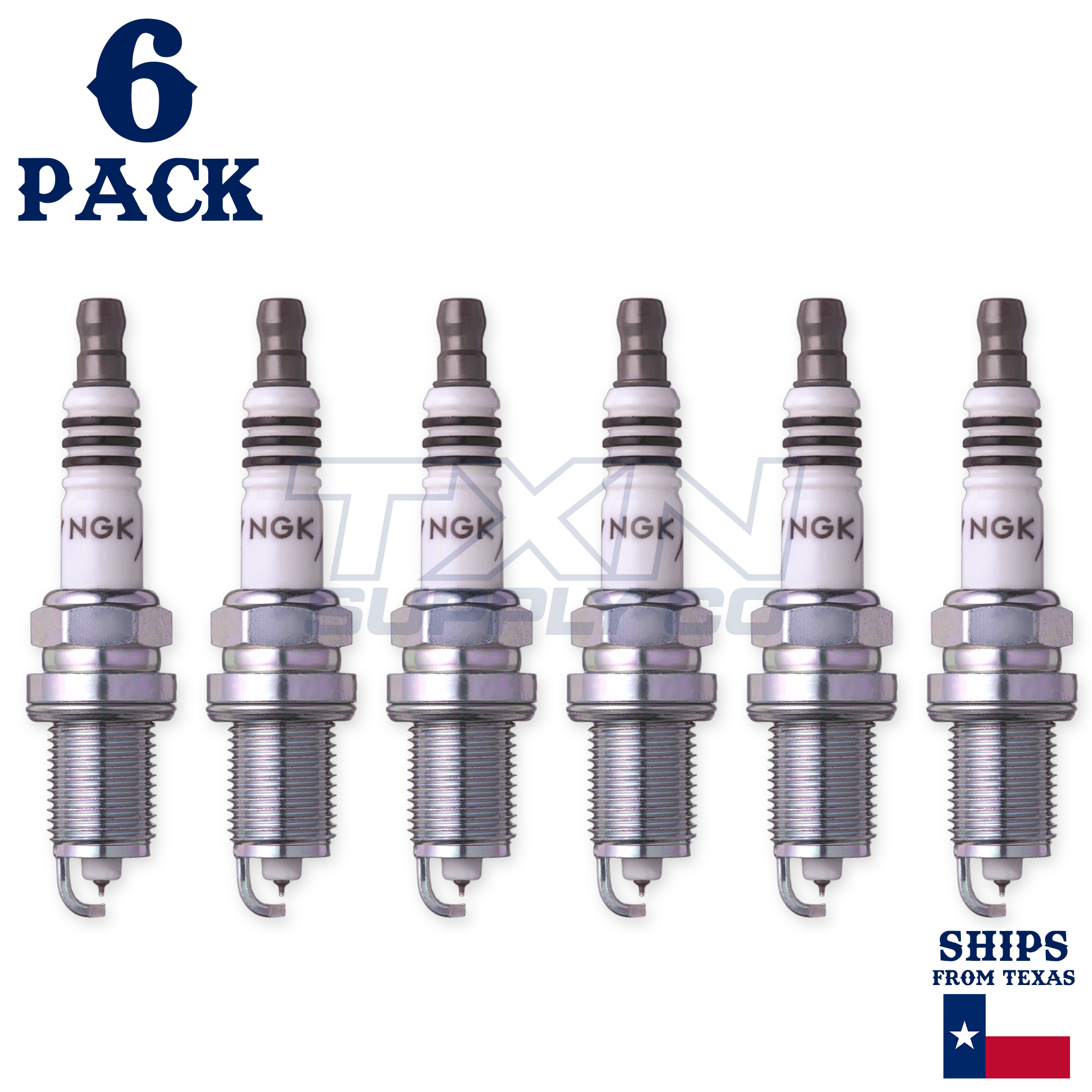 6 Pack NGK 6441 Iridium IX Spark Plugs 1998-1999 for Dodge Durango V6-3.9L - Image 1