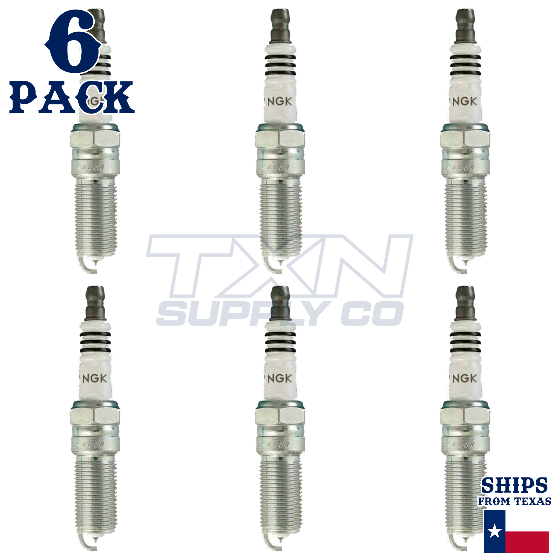 6 Pack NGK 6509 Iridium IX Spark Plugs 2007-2014 for Mazda CX-9 3.5L 3.7L V6 - Image 2