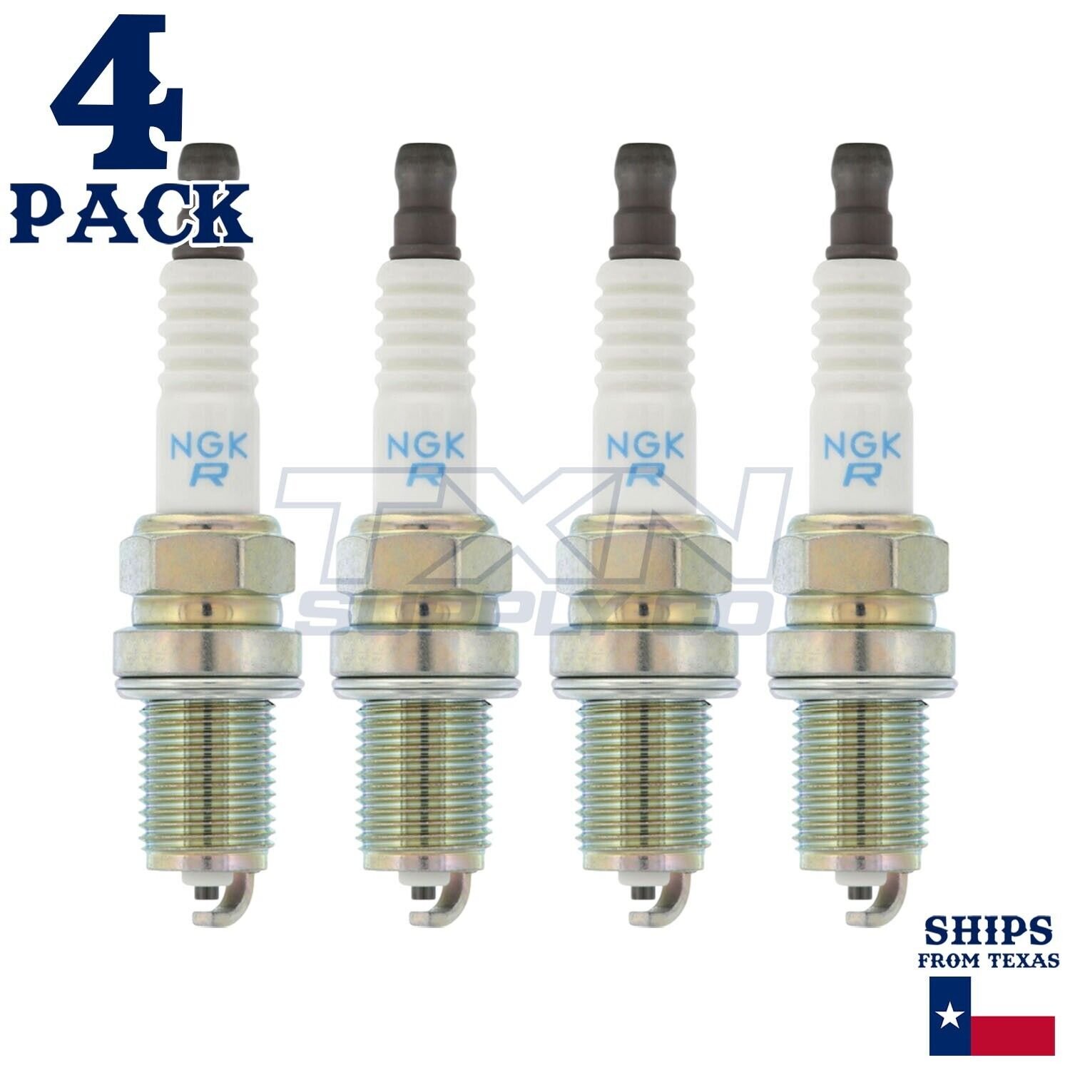 4 Pack NGK 6696 Standard Spark Plugs 1987-1991 for Toyota Camry 2.0L L4